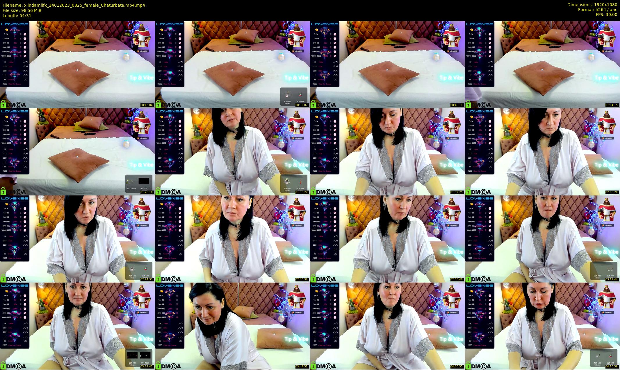 xlindamilfx — 5 minute Chaturbate female cam show recording, 1080p, Jan 14, 2023