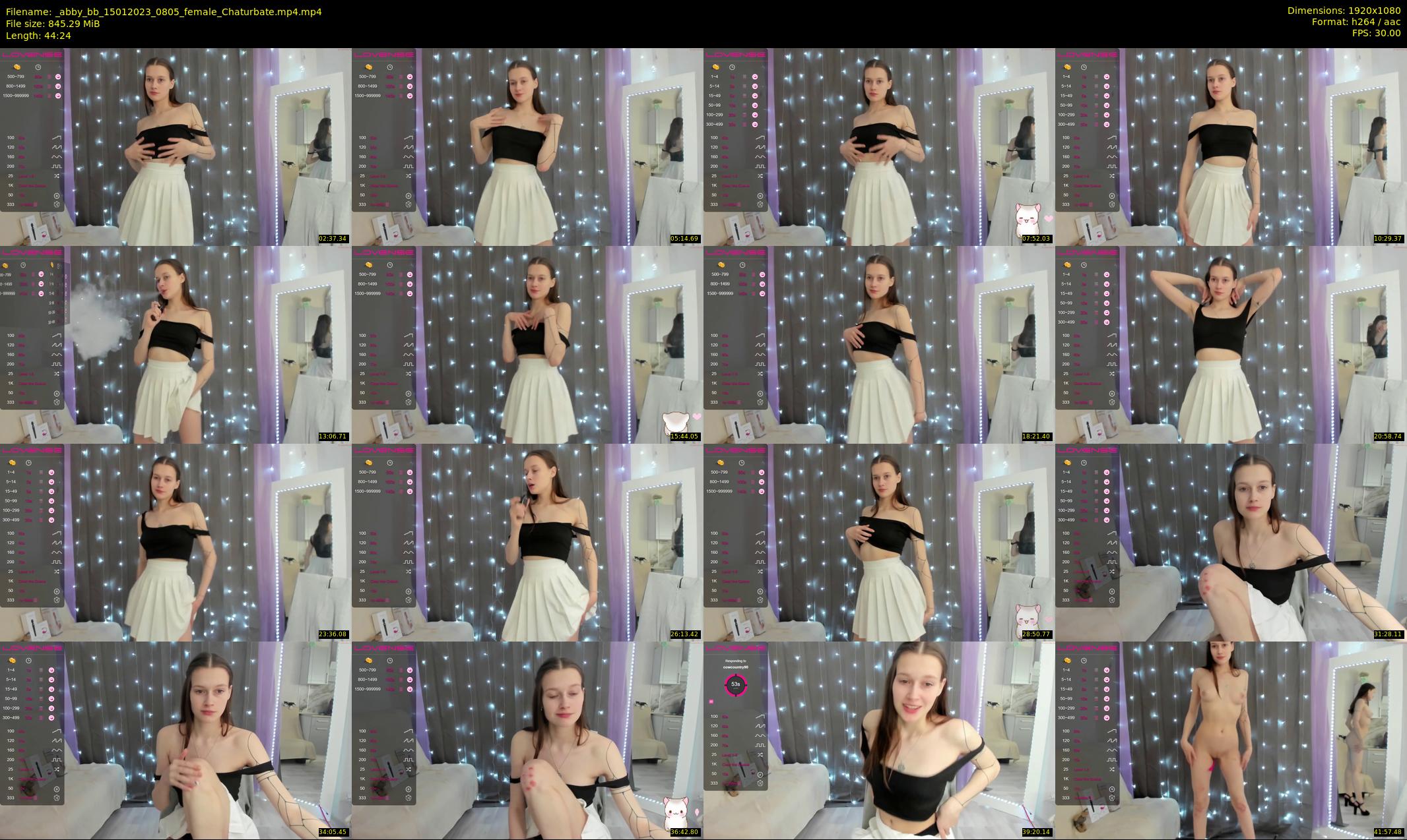 _abby_bb — 45 minute Chaturbate female cam show recording, 1080p, Jan 15, 2023