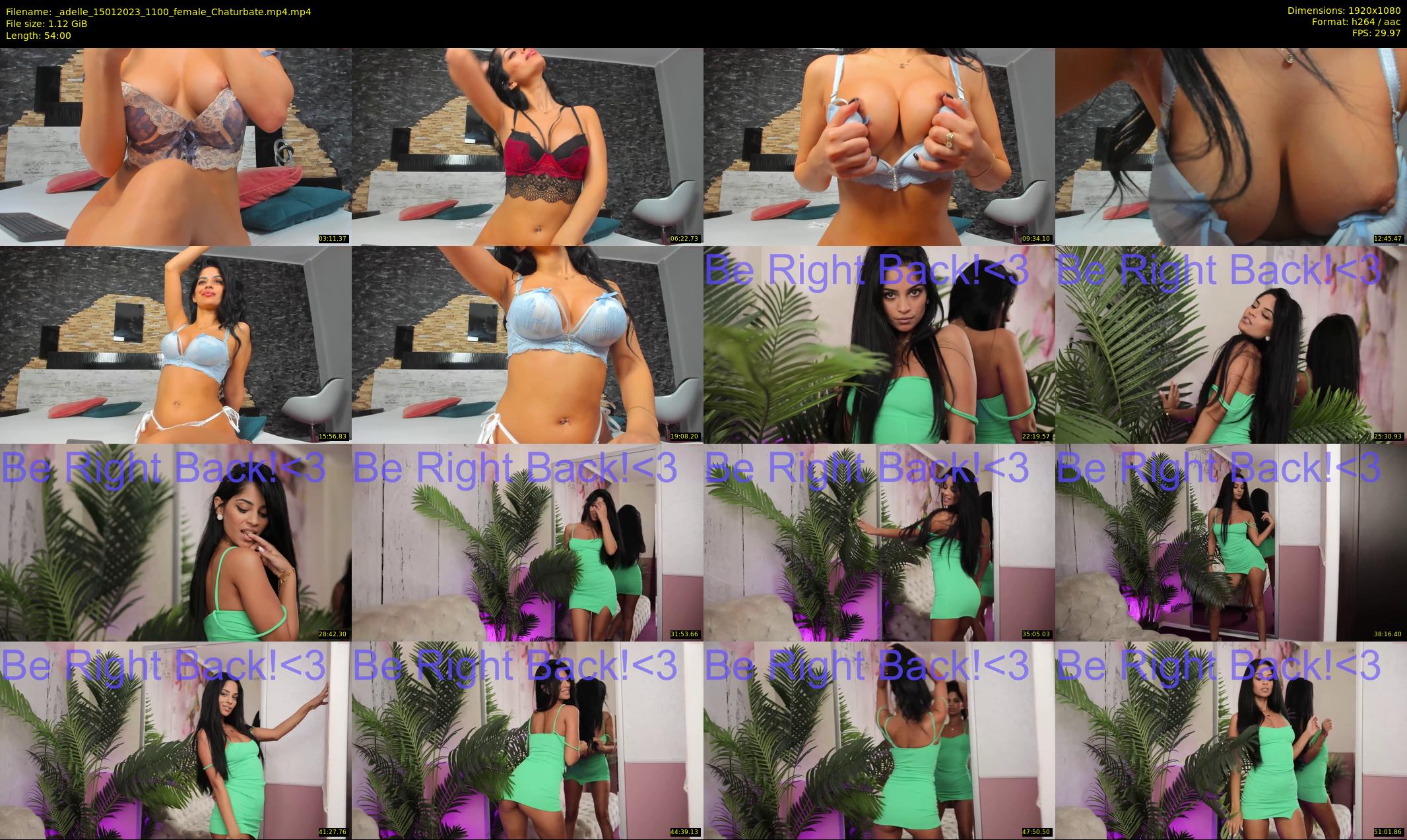 _adelle — 54 minute Chaturbate female cam show recording, 1080p, Jan 15, 2023
