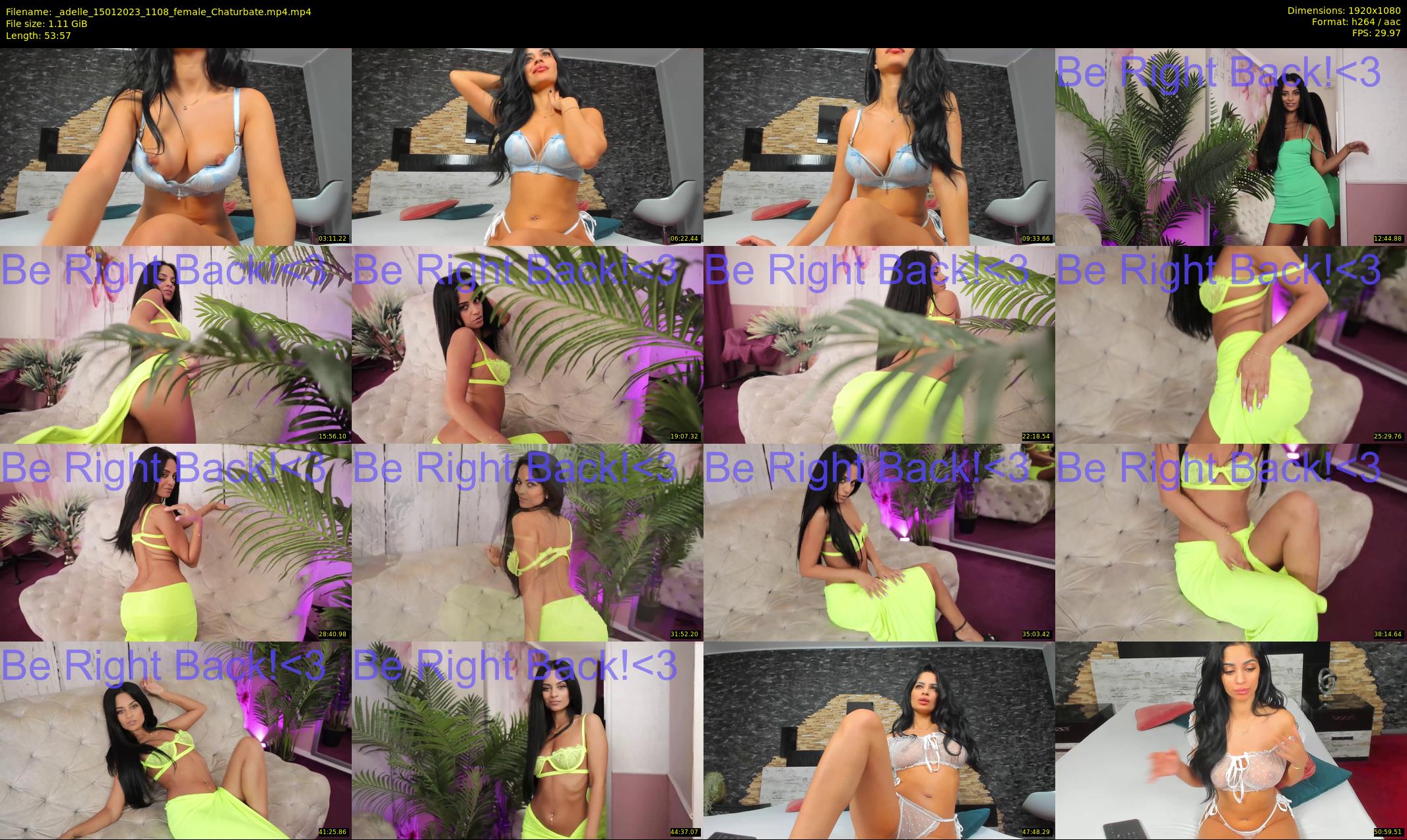 _adelle — 54 minute Chaturbate female cam show recording, 1080p, Jan 15, 2023