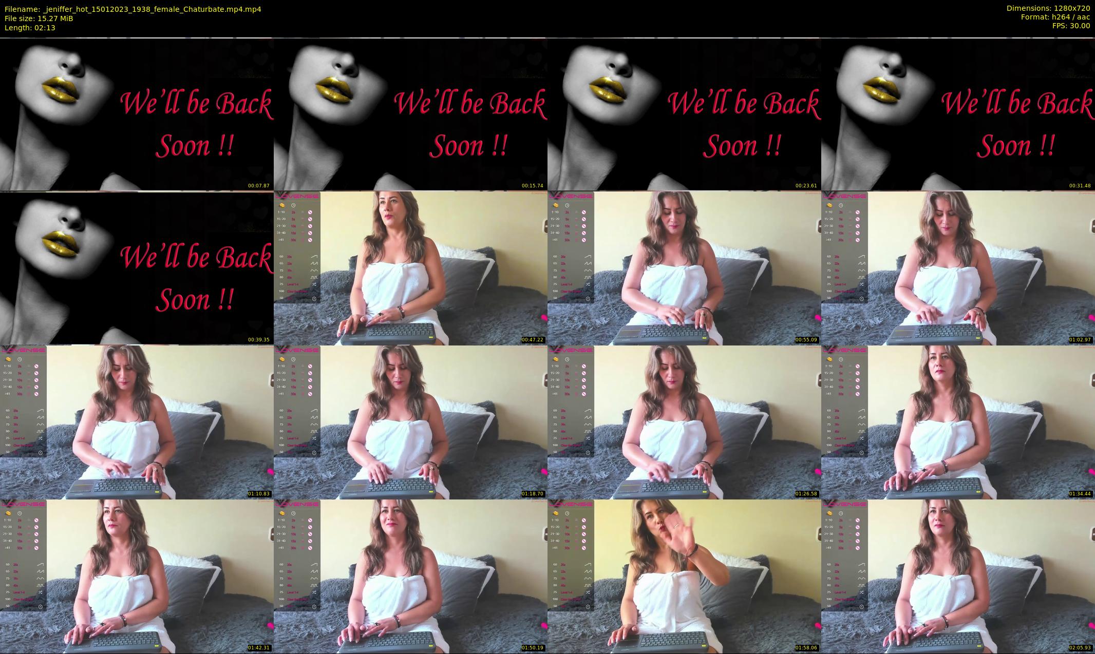 _jeniffer_hot — 3 minute Chaturbate female cam show recording, 720p, Jan 15, 2023