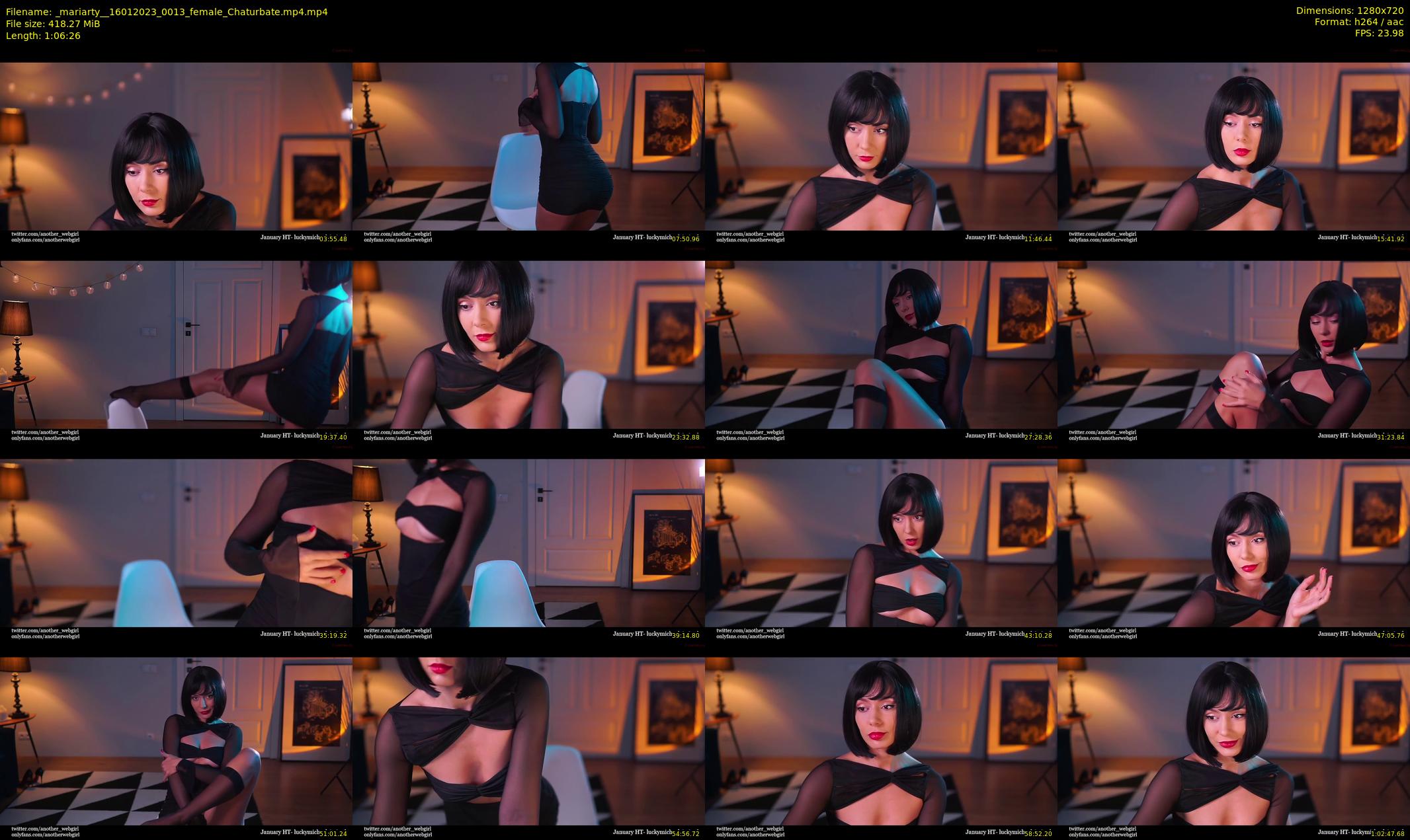 _mariarty_ — 67 minute Chaturbate female cam show recording, 720p, Jan 16, 2023
