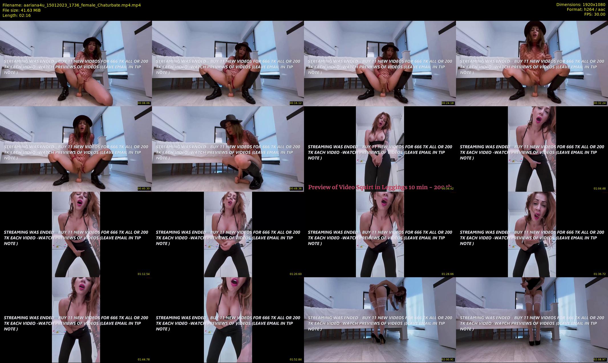 aariana4u — 3 minute Chaturbate female cam show recording, 1080p, Jan 15, 2023