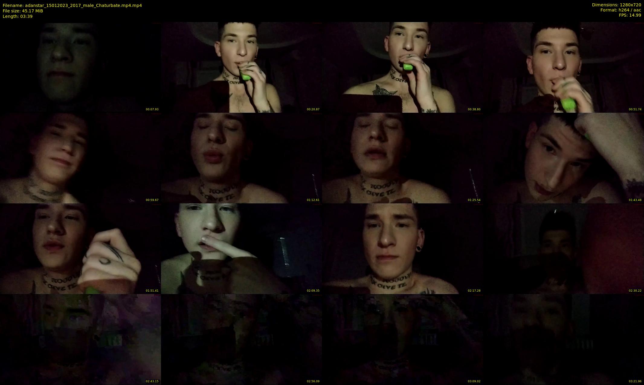 adanstar — 4 minute Chaturbate male cam show recording, 720p, Jan 15, 2023