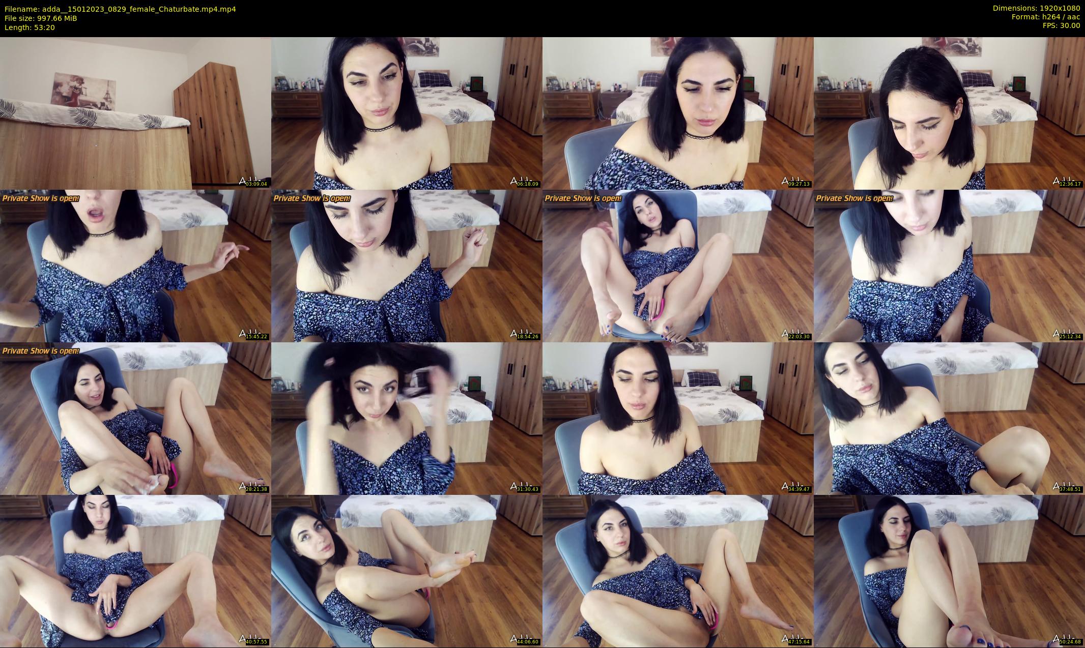 adda_ — 54 minute Chaturbate female cam show recording, 1080p, Jan 15, 2023