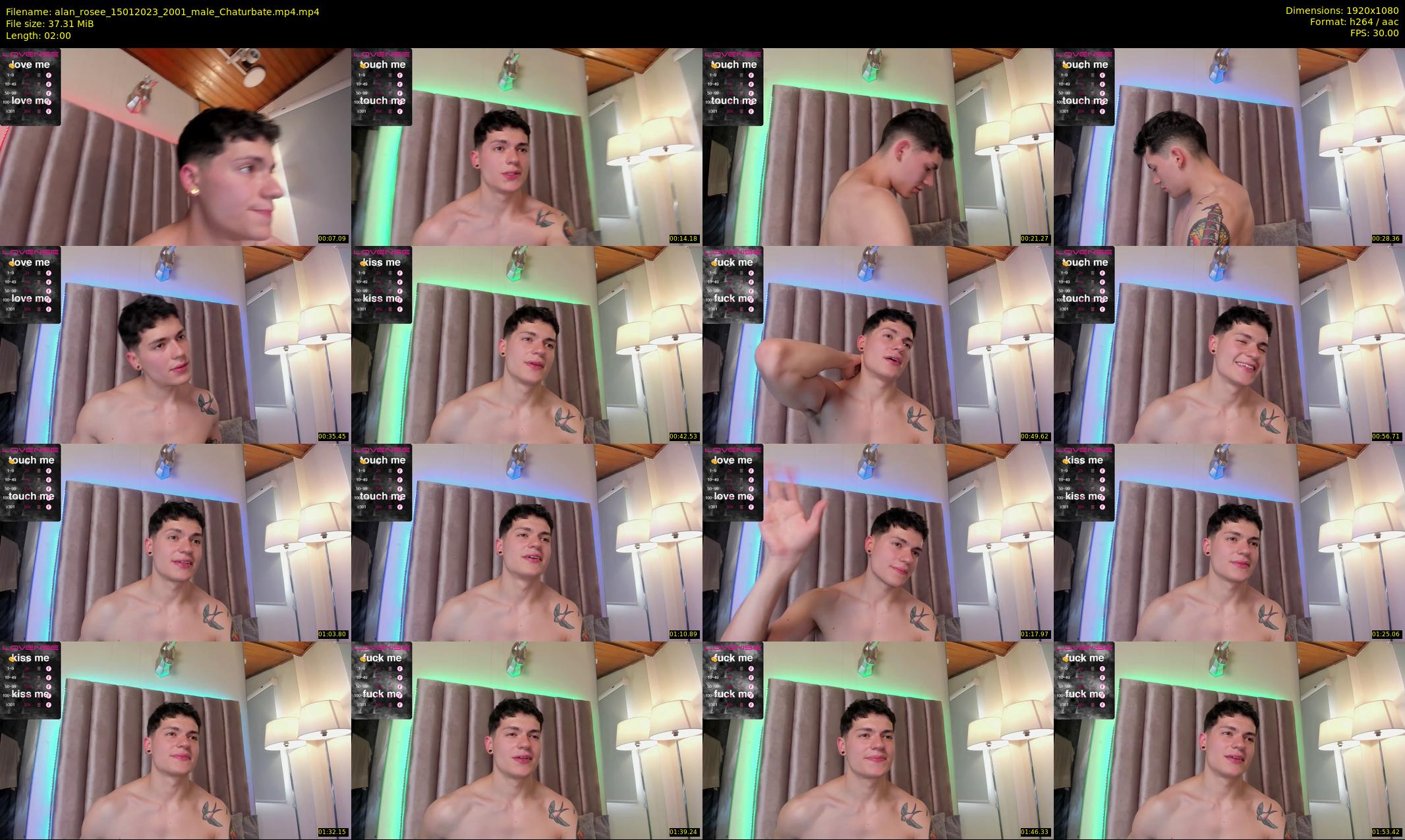 alan_rosee — 2 minute Chaturbate male cam show recording, 1080p, Jan 15, 2023