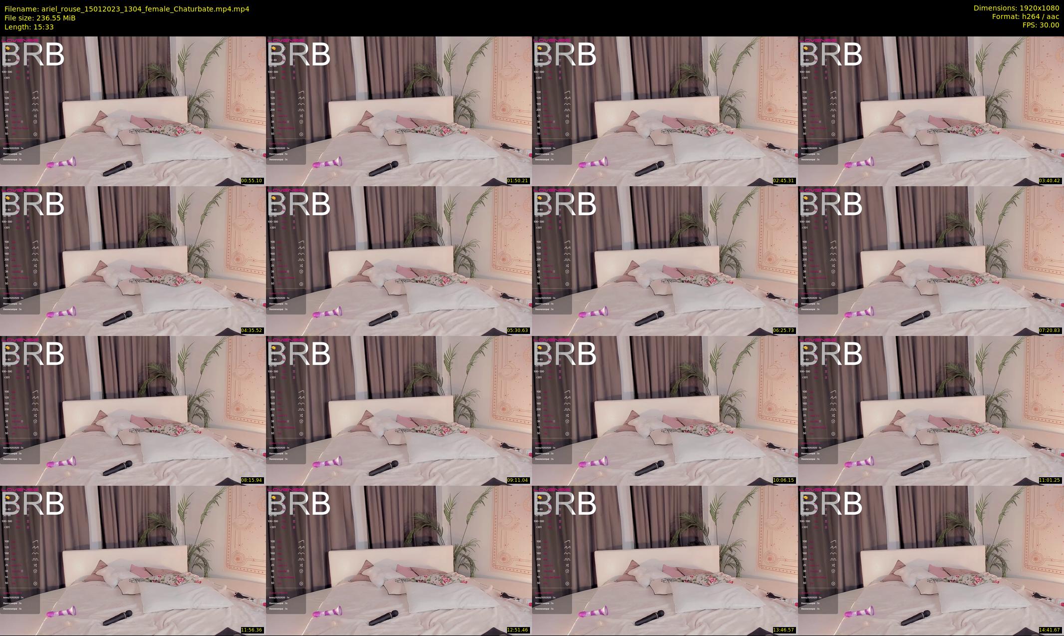 ariel_rouse — 16 minute Chaturbate female cam show recording, 1080p, Jan 15, 2023