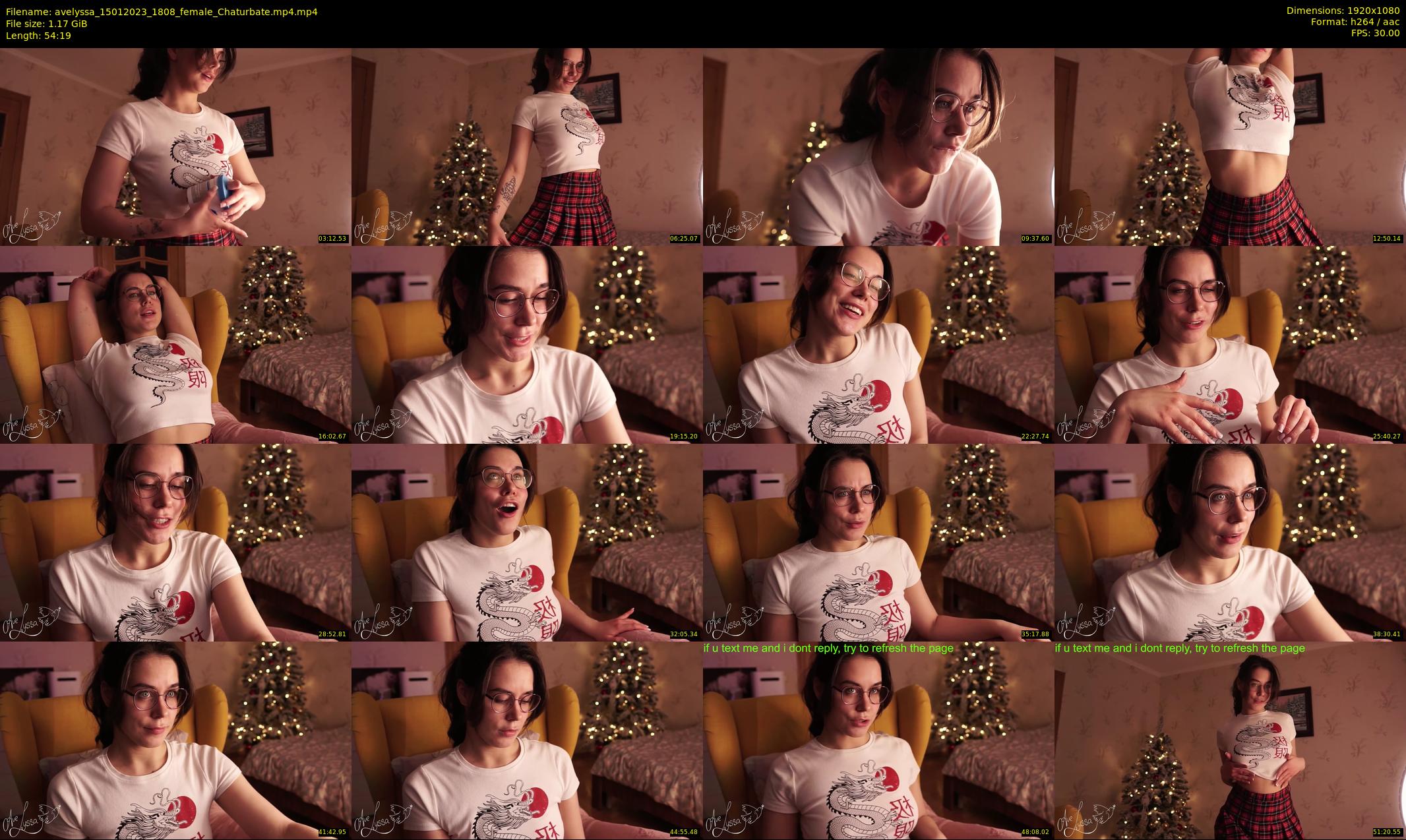 avelyssa — 55 minute Chaturbate female cam show recording, 1080p, Jan 15, 2023