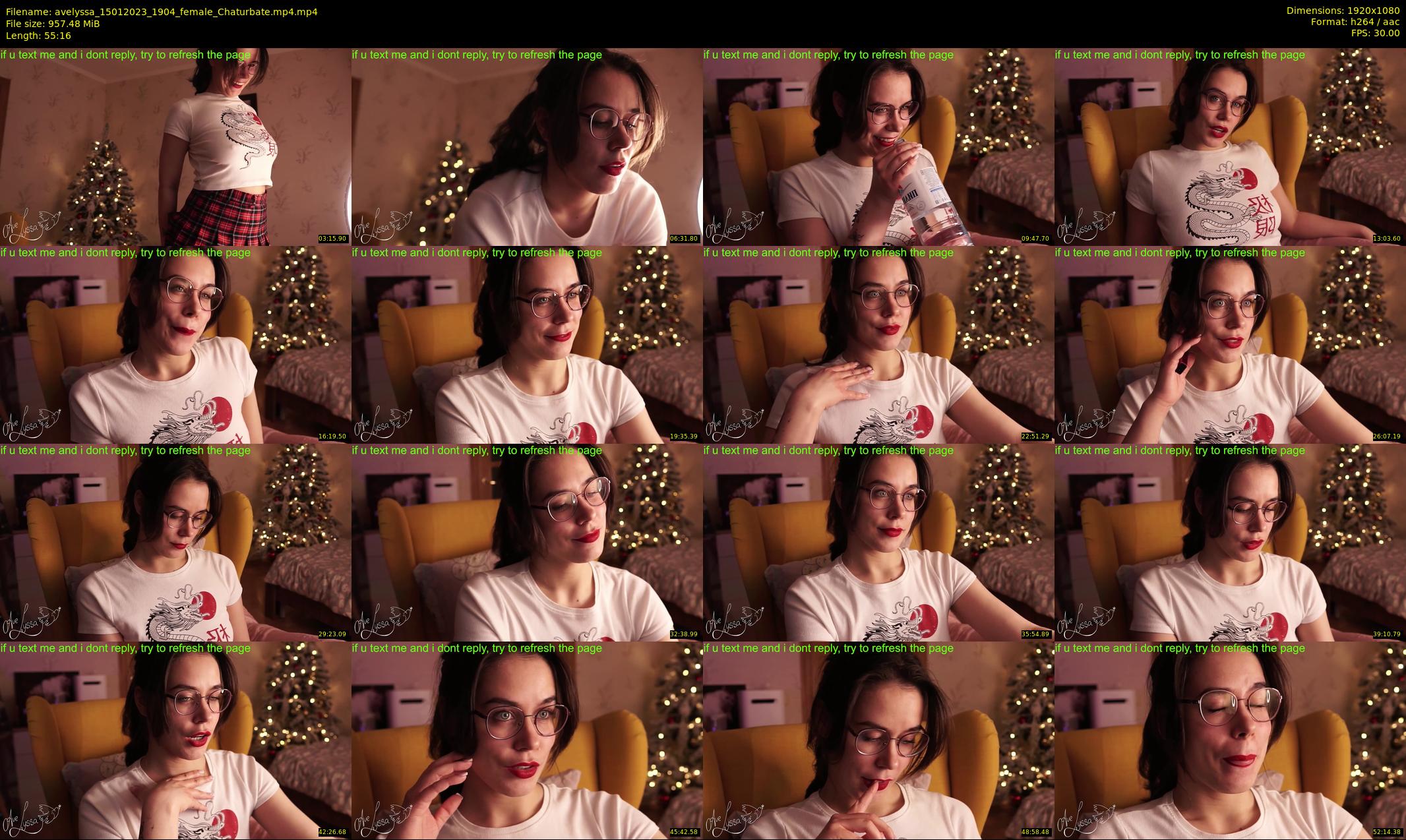 avelyssa — 56 minute Chaturbate female cam show recording, 1080p, Jan 15, 2023