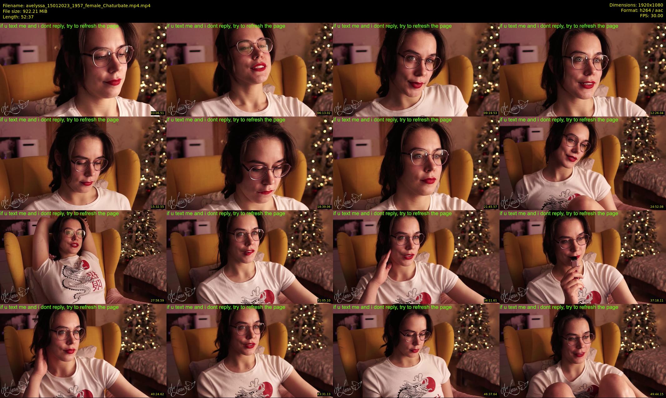 avelyssa — 53 minute Chaturbate female cam show recording, 1080p, Jan 15, 2023