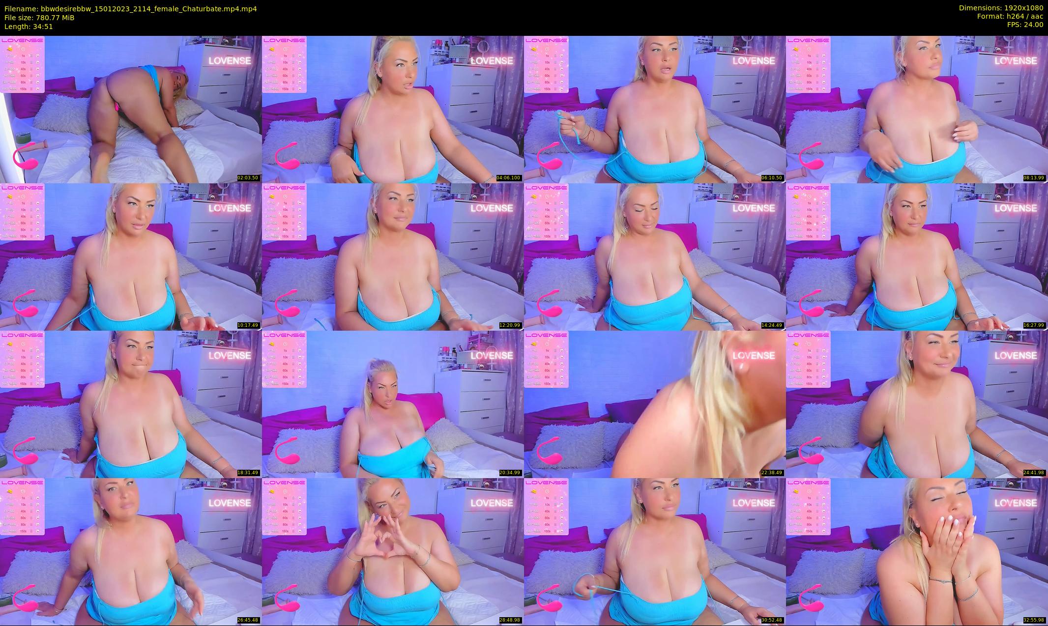 bbwdesirebbw — 35 minute Chaturbate female cam show recording, 1080p, Jan 15, 2023
