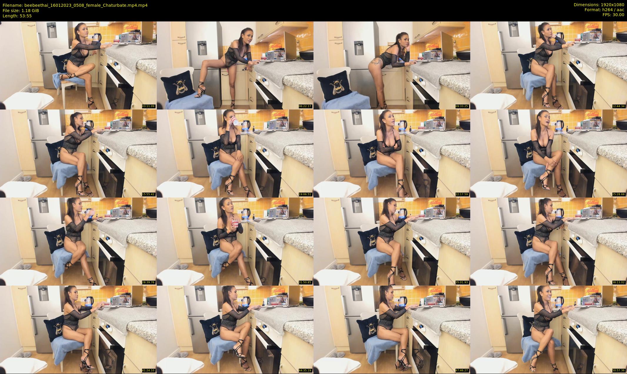 beebeethai — 54 minute Chaturbate female cam show recording, 1080p, Jan 16, 2023