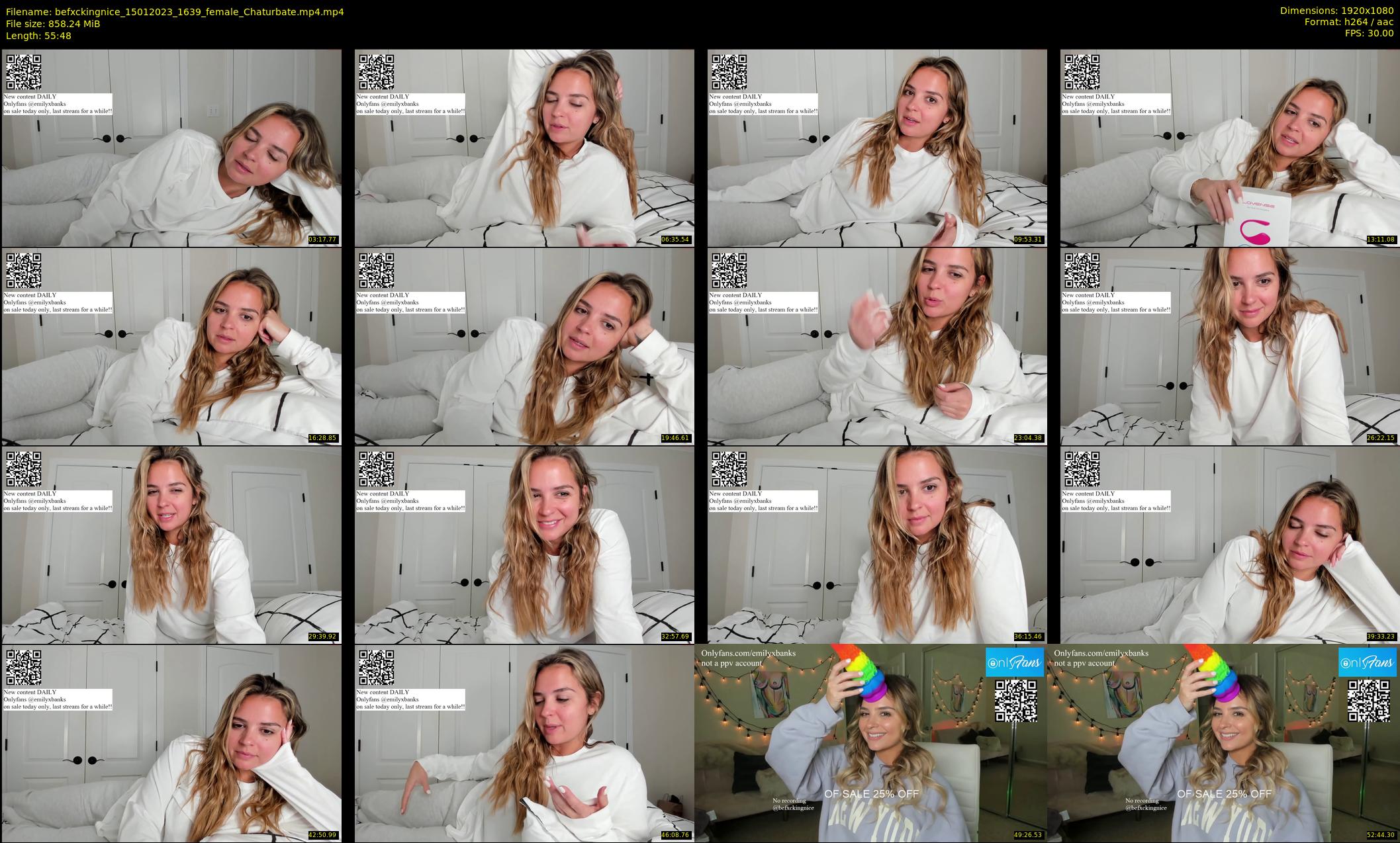 befxckingnice — 56 minute Chaturbate female cam show recording, 1080p, Jan 15, 2023