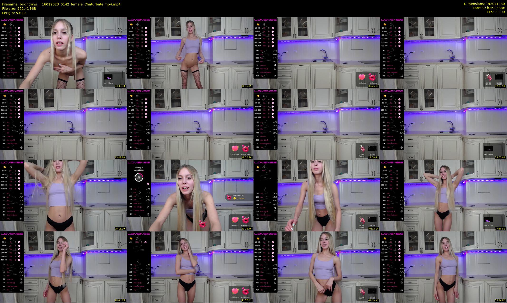 brightrays__ — 54 minute Chaturbate female cam show recording, 1080p, Jan 16, 2023