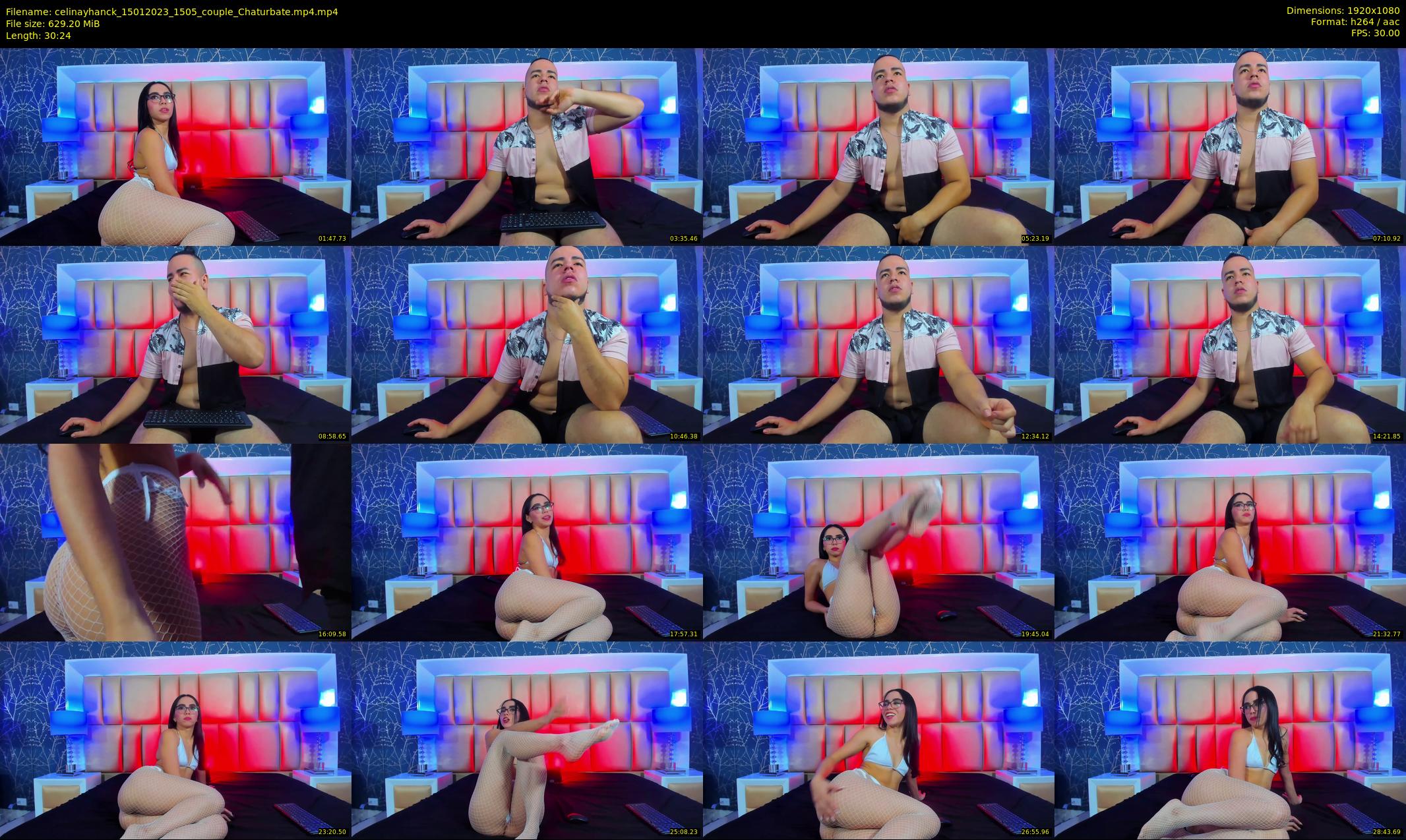 celinayhanck — 31 minute Chaturbate couple cam show recording, 1080p, Jan 15, 2023