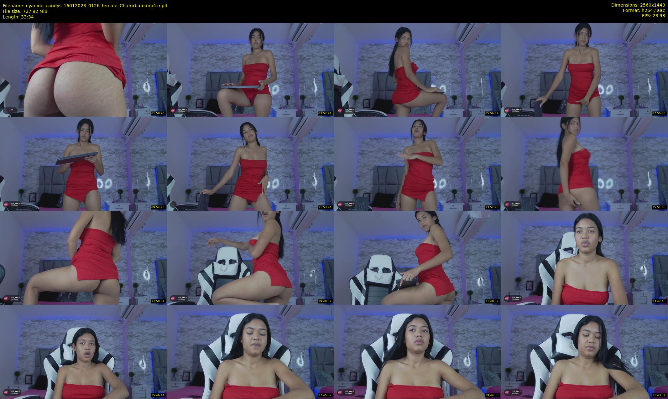 cyanide_candys — 34 minute Chaturbate female cam show recording, 1080p, Jan 16, 2023