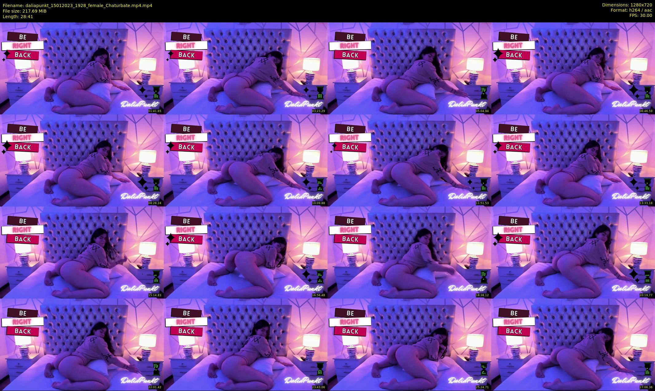 daliapunkt — 29 minute Chaturbate female cam show recording, 720p, Jan 15, 2023