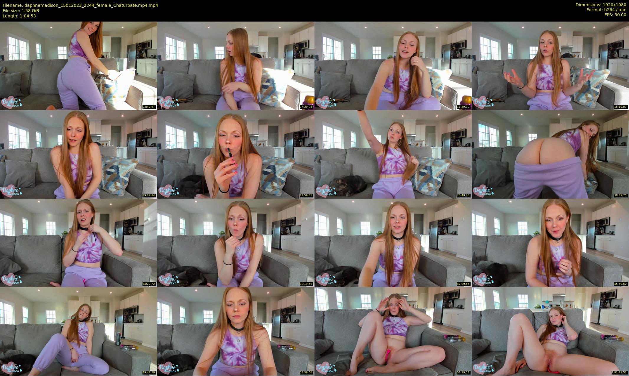 daphnemadison — 65 minute Chaturbate couple cam show recording, 1080p, Jan 15, 2023