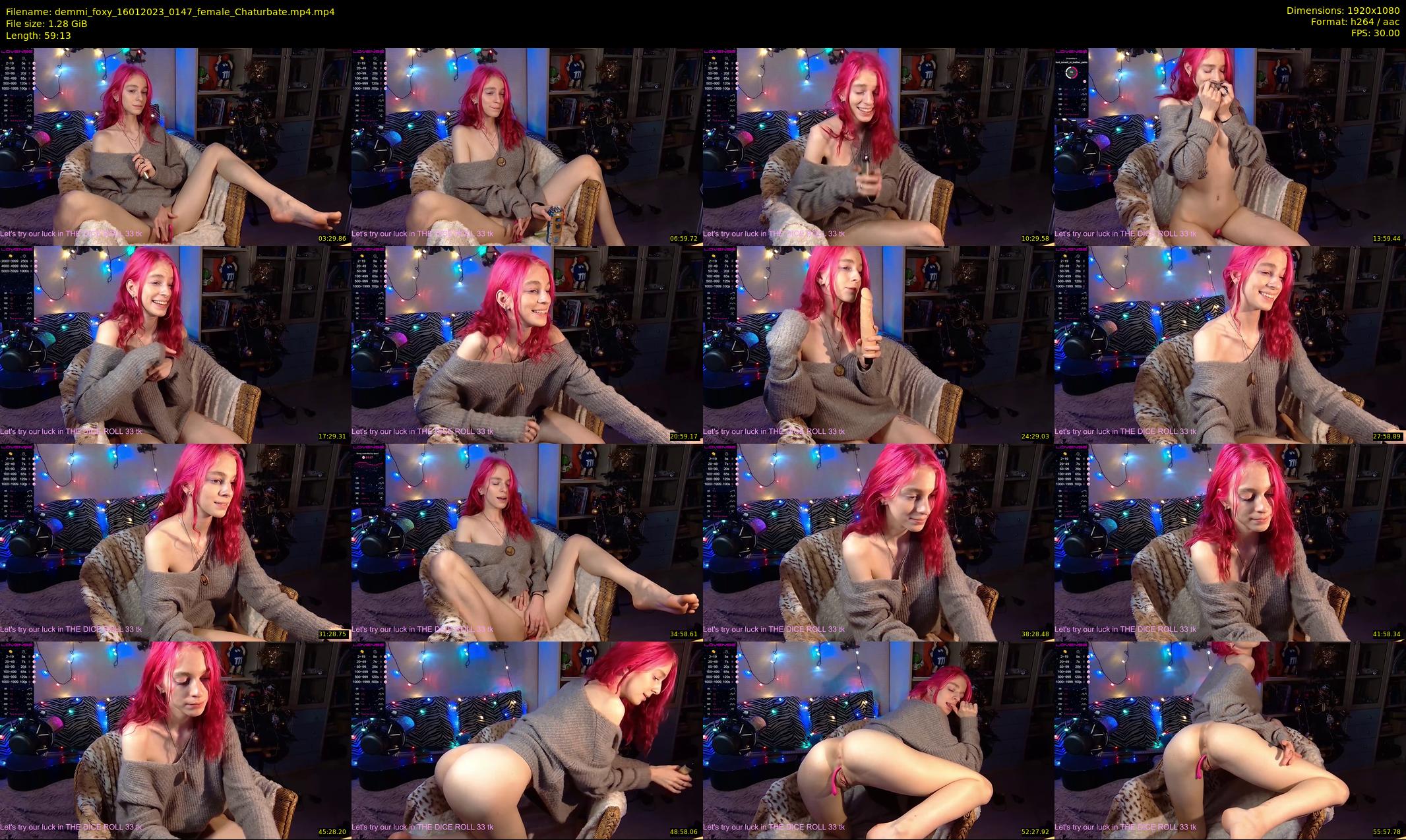 demmi_foxy — 60 minute Chaturbate couple cam show recording, 1080p, Jan 16, 2023
