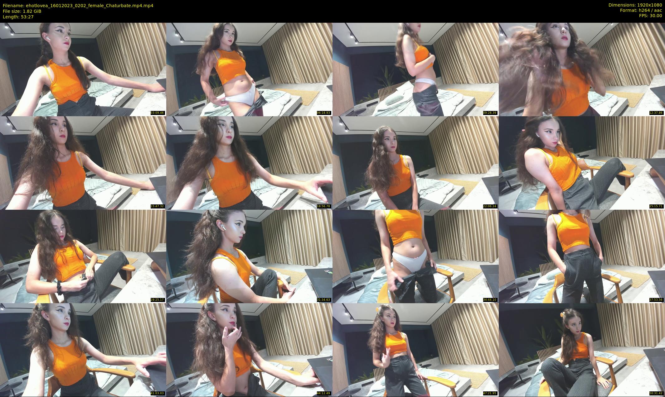 ehotlovea — 54 minute Chaturbate female cam show recording, 1080p, Jan 16, 2023