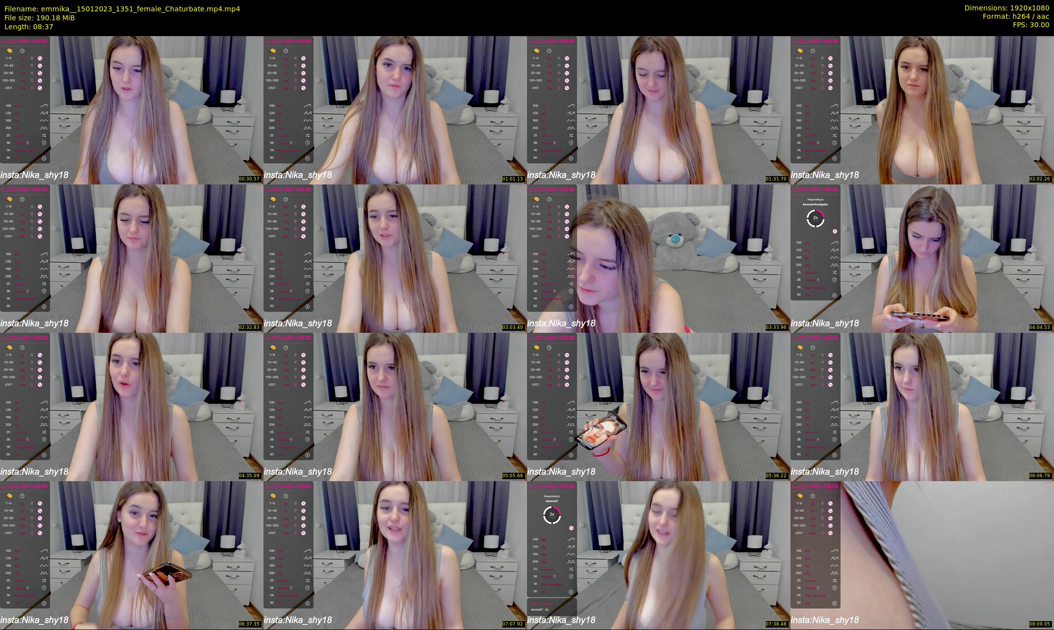 emmika_ — 9 minute Chaturbate female cam show recording, 1080p, Jan 15, 2023