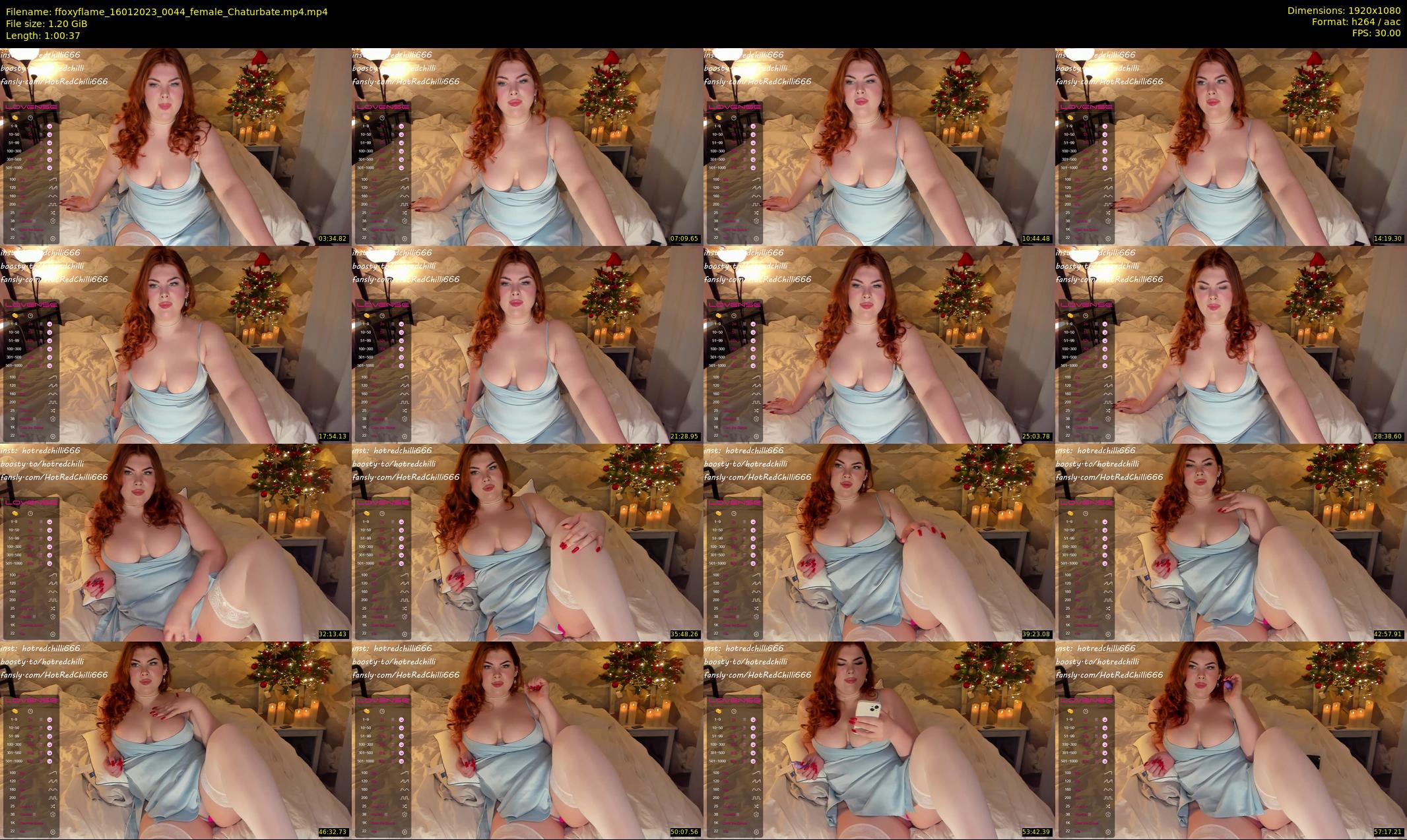 ffoxyflame — 61 minute Chaturbate female cam show recording, 1080p, Jan 16, 2023