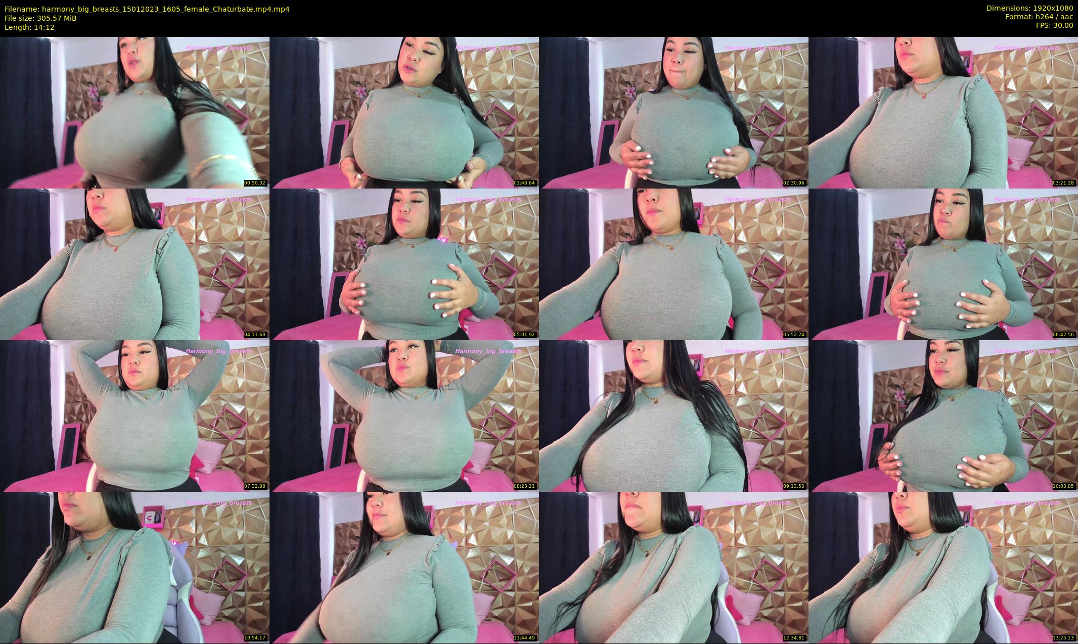 harmony_big_breasts — 15 minute Chaturbate female cam show recording, 1080p, Jan 15, 2023