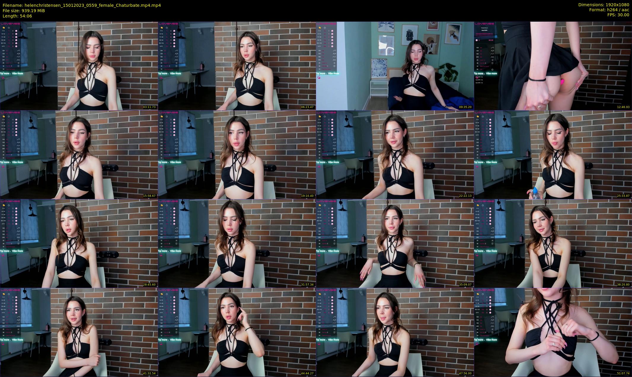 helenchristensen — 55 minute Chaturbate female cam show recording, 1080p, Jan 15, 2023
