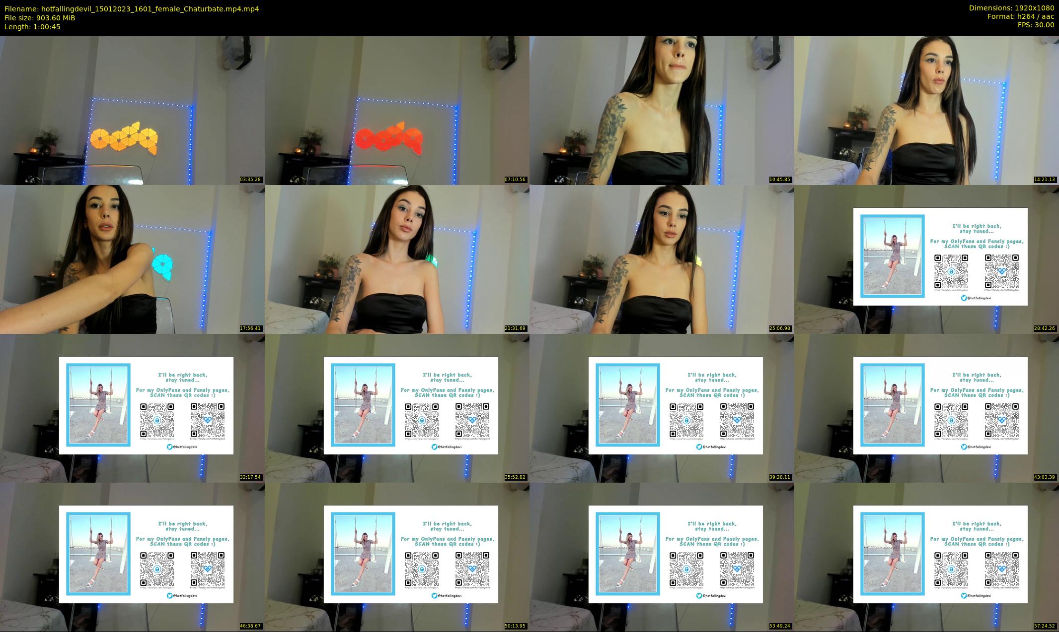 hotfallingdevil — 61 minute Chaturbate female cam show recording, 1080p, Jan 15, 2023