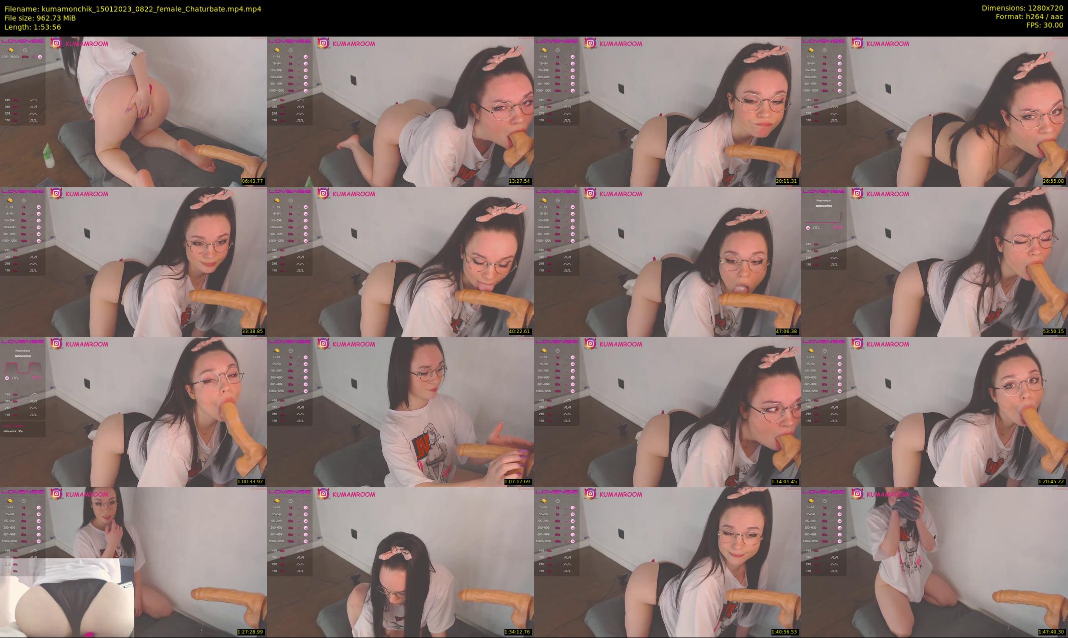 kumamonchik — 114 minute Chaturbate couple cam show recording, 720p, Jan 15, 2023