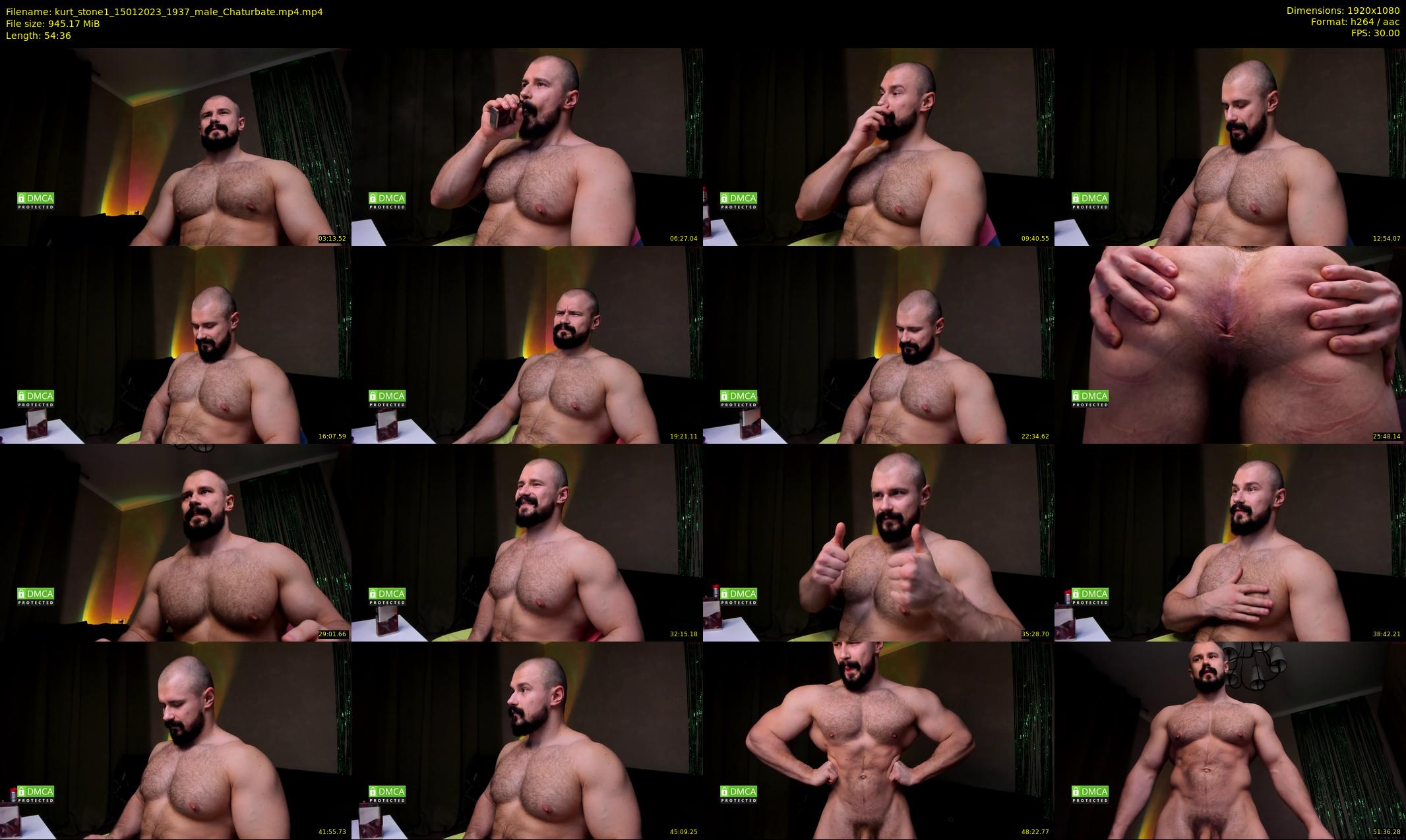 kurt_stone1 — 55 minute Chaturbate male cam show recording, 1080p, Jan 15, 2023