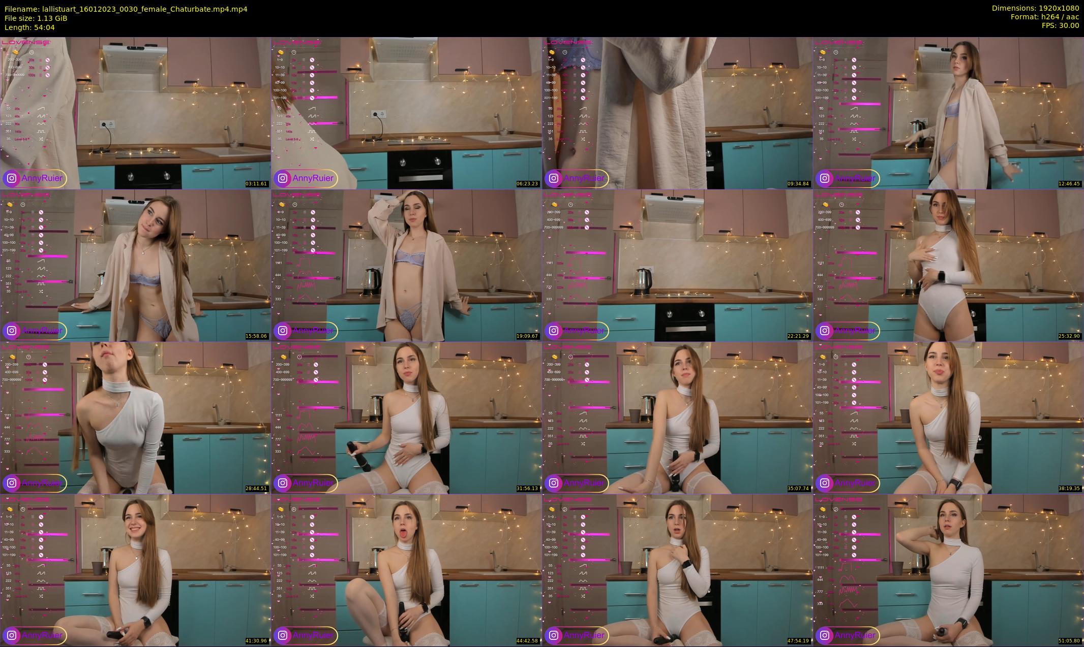 lallistuart — 55 minute Chaturbate female cam show recording, 1080p, Jan 16, 2023