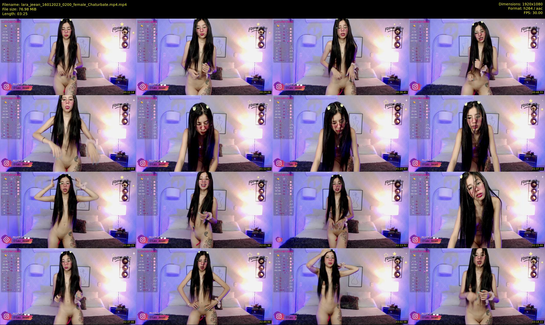 lara_jeean — 4 minute Chaturbate female cam show recording, 1080p, Jan 16, 2023