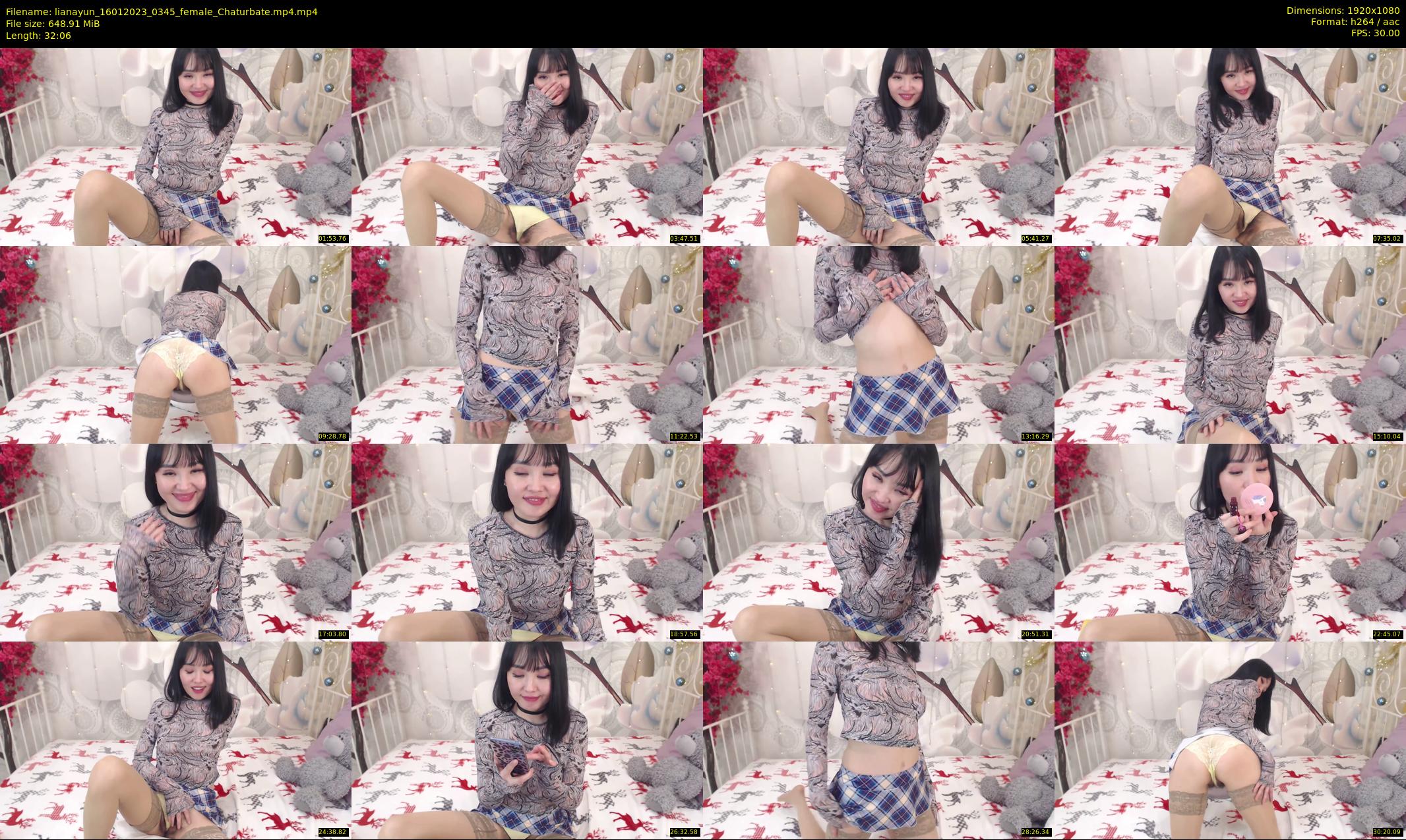 lianayun — 33 minute Chaturbate female cam show recording, 1080p, Jan 16, 2023