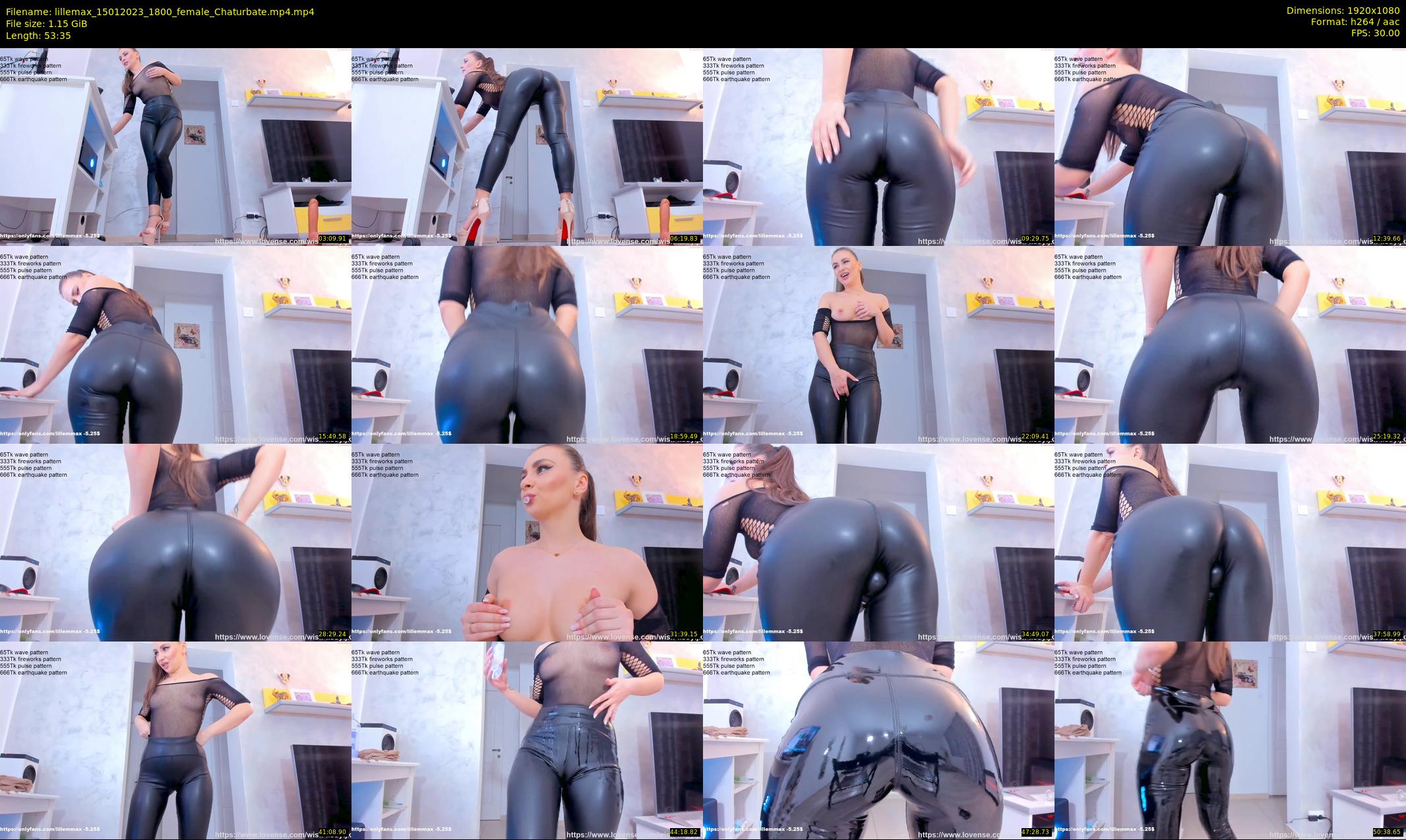 lillemax — 54 minute Chaturbate female cam show recording, 1080p, Jan 15, 2023