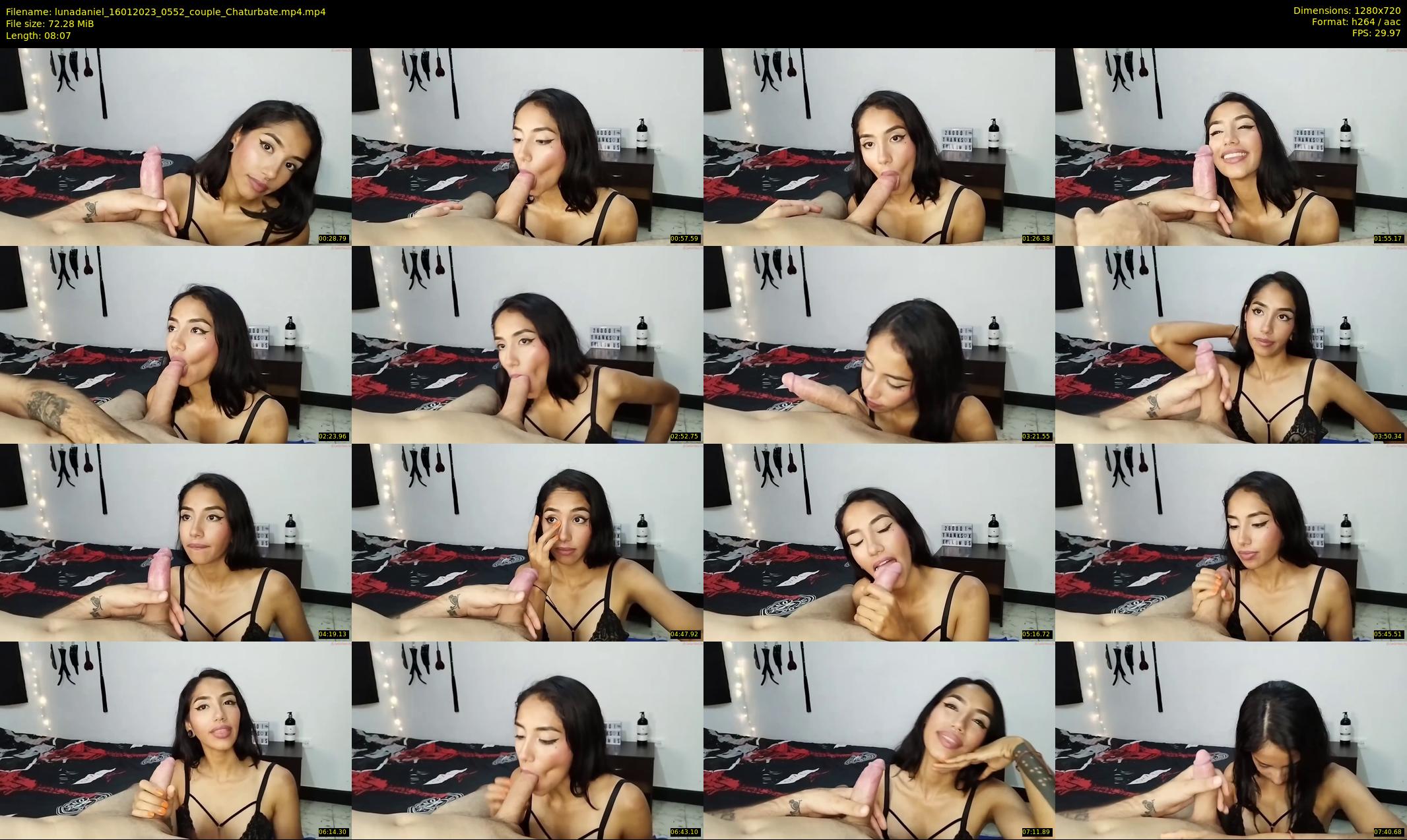 lunadaniel — 9 minute Chaturbate couple cam show recording, 720p, Jan 16, 2023