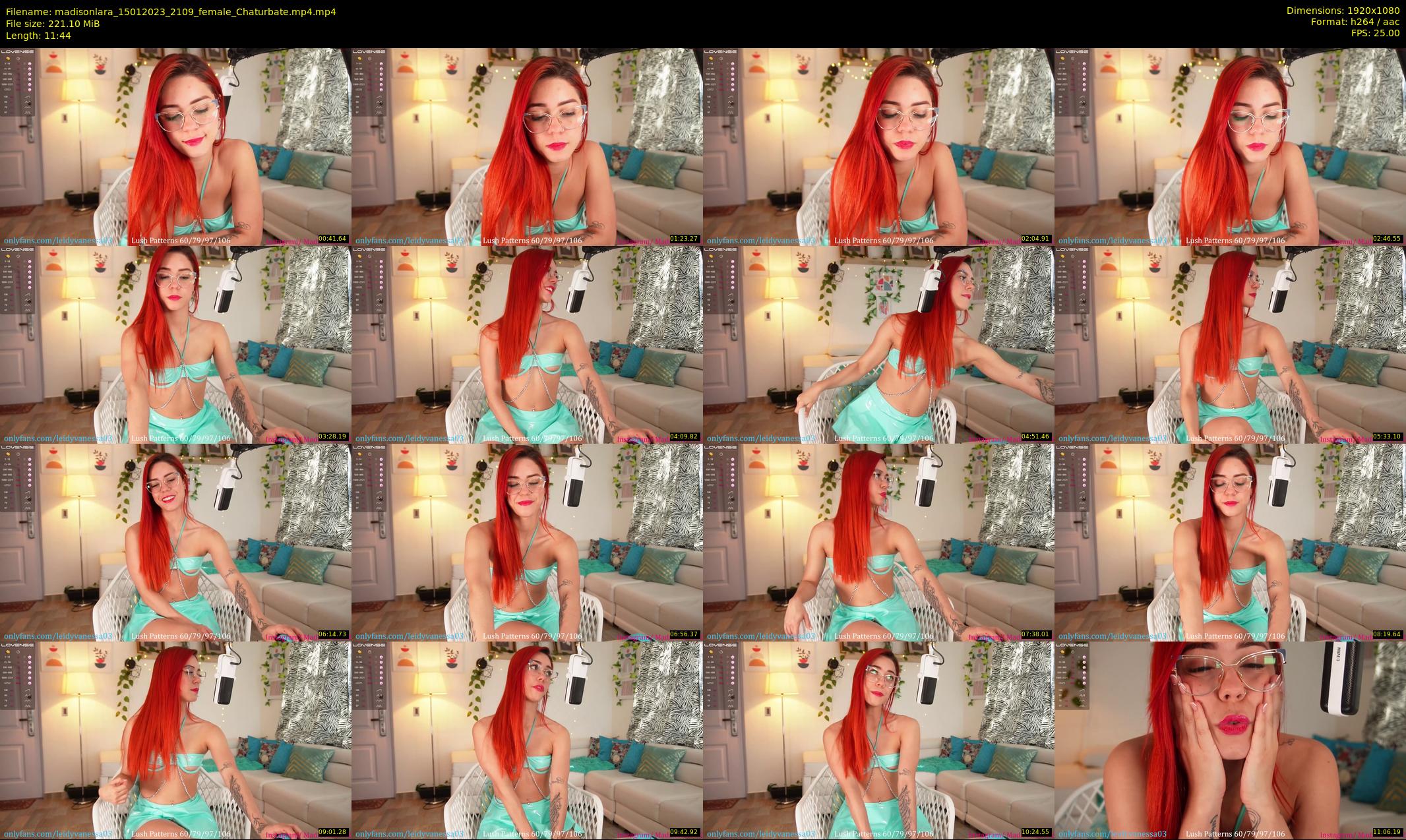 madisonlara — 12 minute Chaturbate female cam show recording, 1080p, Jan 15, 2023