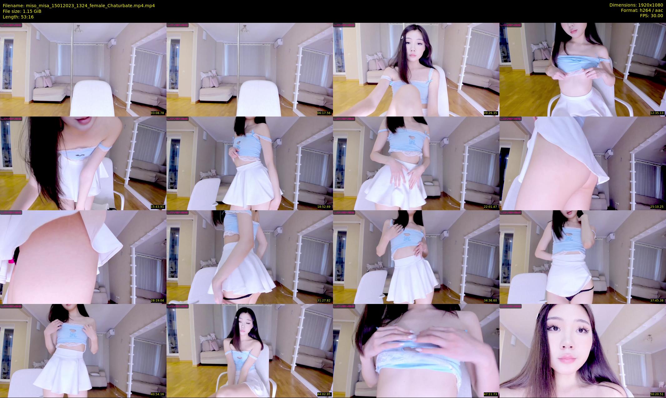 miso_misa — 54 minute Chaturbate female cam show recording, 1080p, Jan 15, 2023