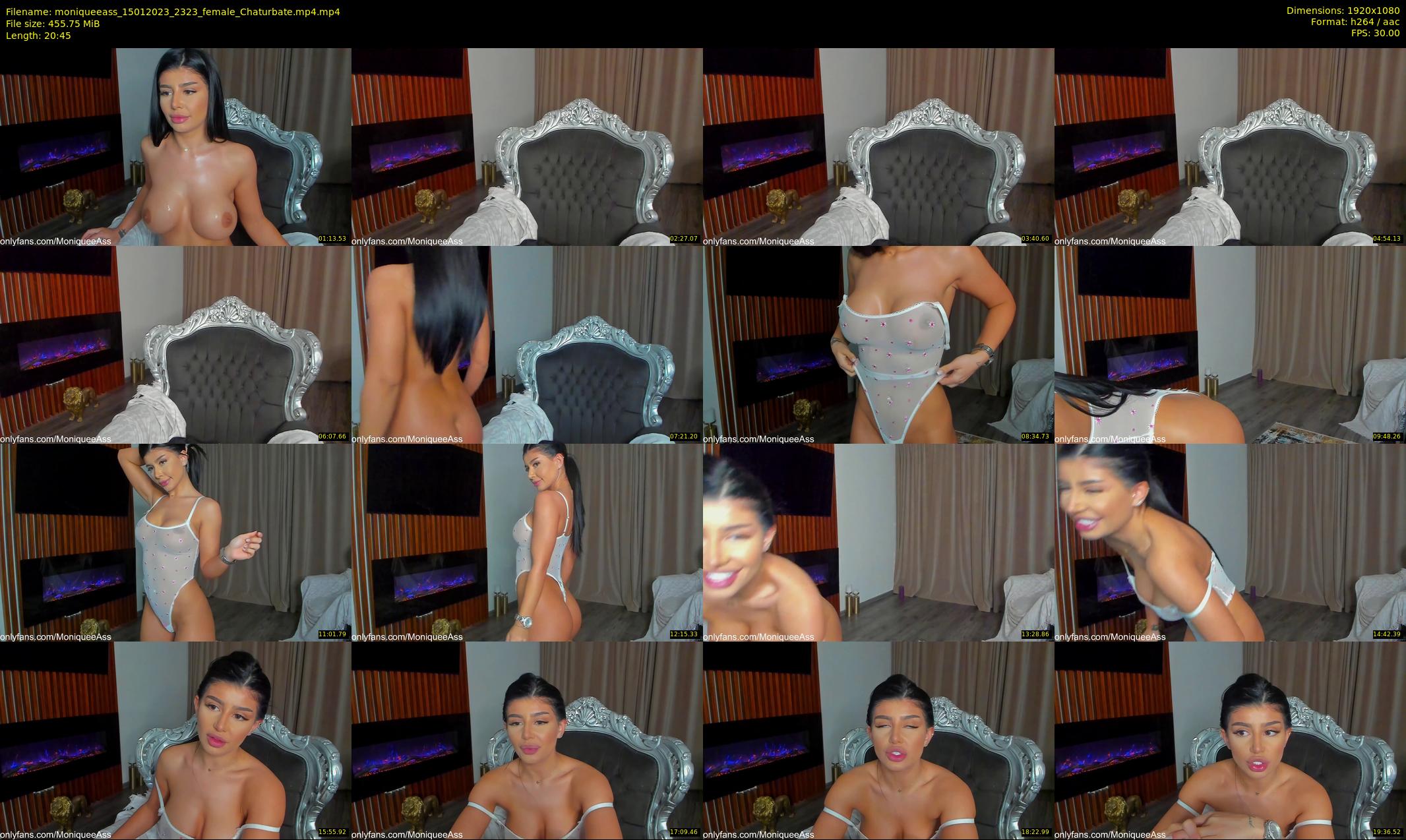moniqueeass — 21 minute Chaturbate female cam show recording, 1080p, Jan 15, 2023