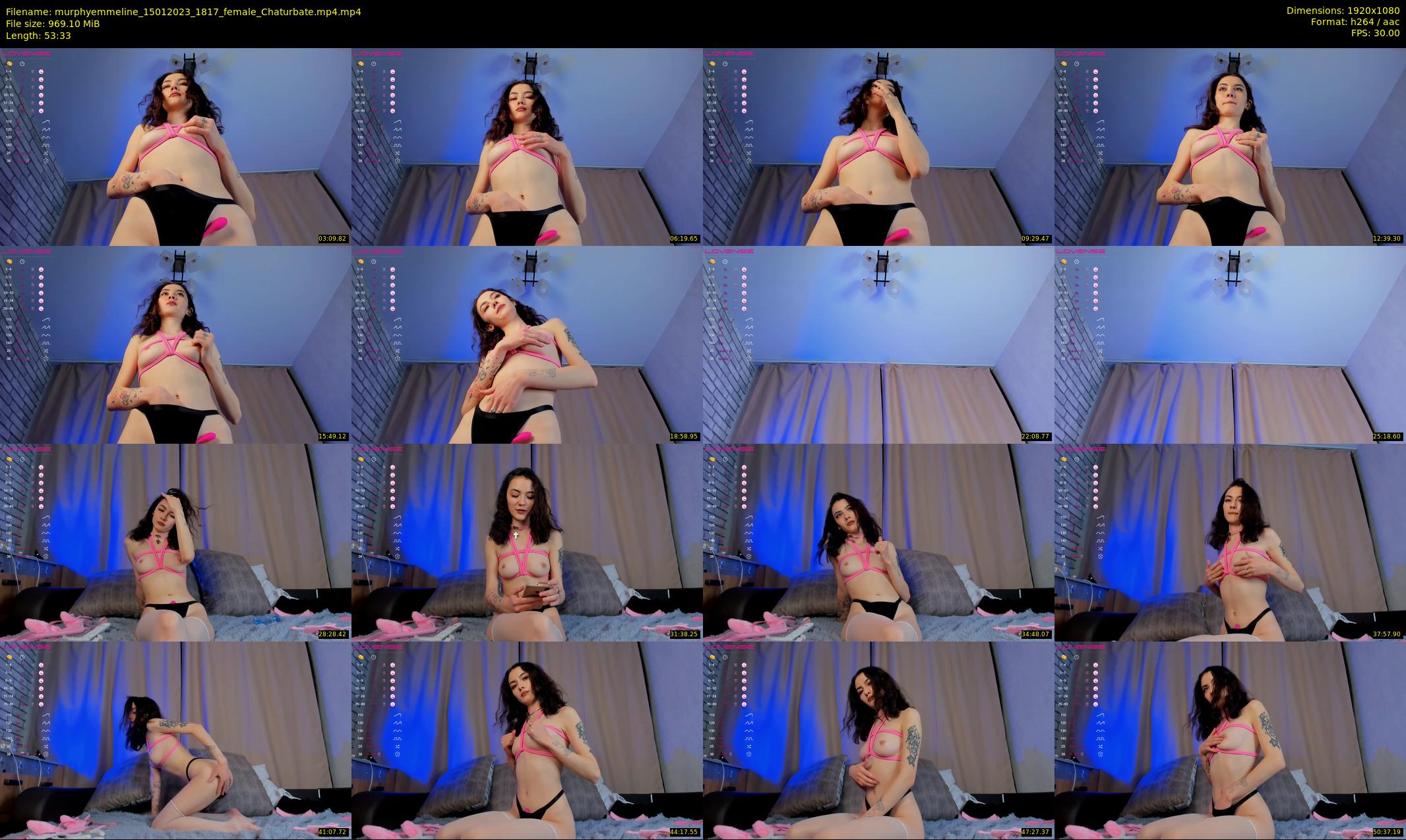 murphyemmeline — 54 minute Chaturbate female cam show recording, 1080p, Jan 15, 2023