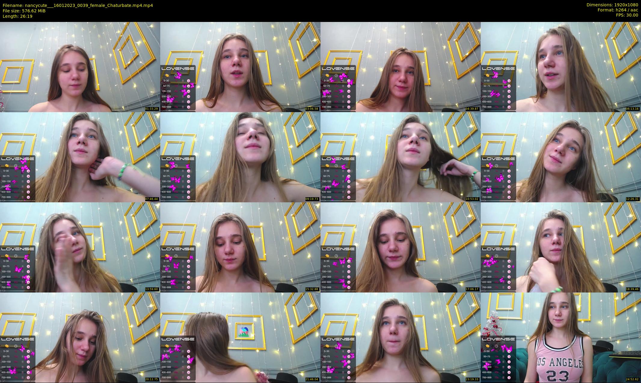 nancycute__ — 27 minute Chaturbate female cam show recording, 1080p, Jan 16, 2023
