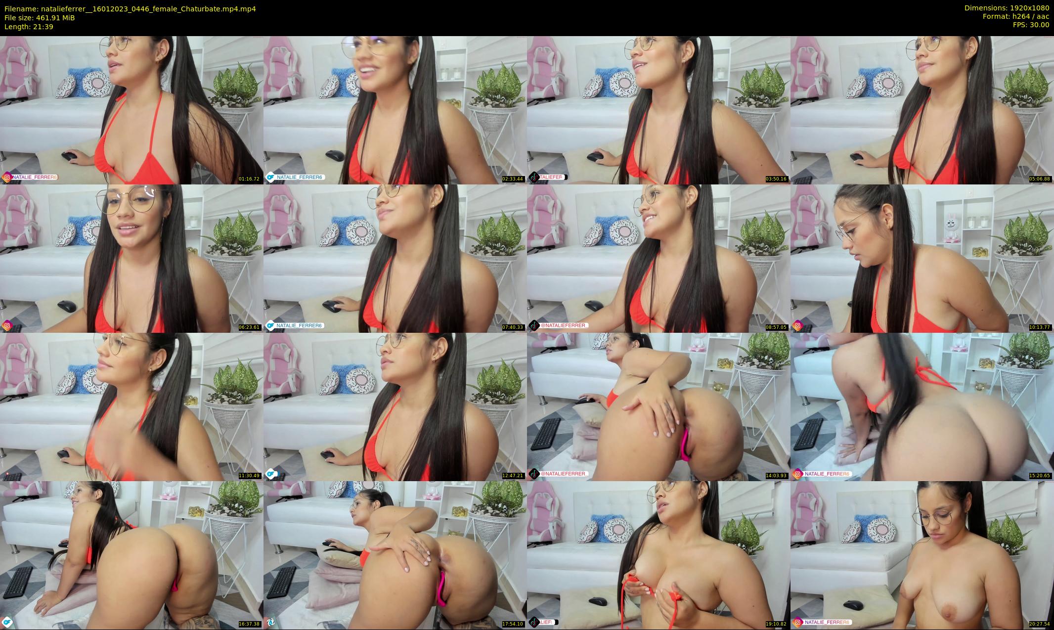 natalieferrer_ — 22 minute Chaturbate female cam show recording, 1080p, Jan 16, 2023