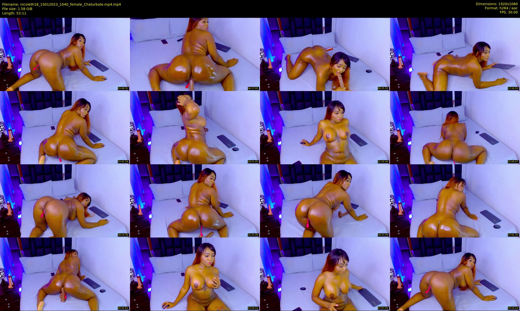 nicoleth18 — 54 minute Chaturbate female cam show recording, 1080p, Jan 15, 2023