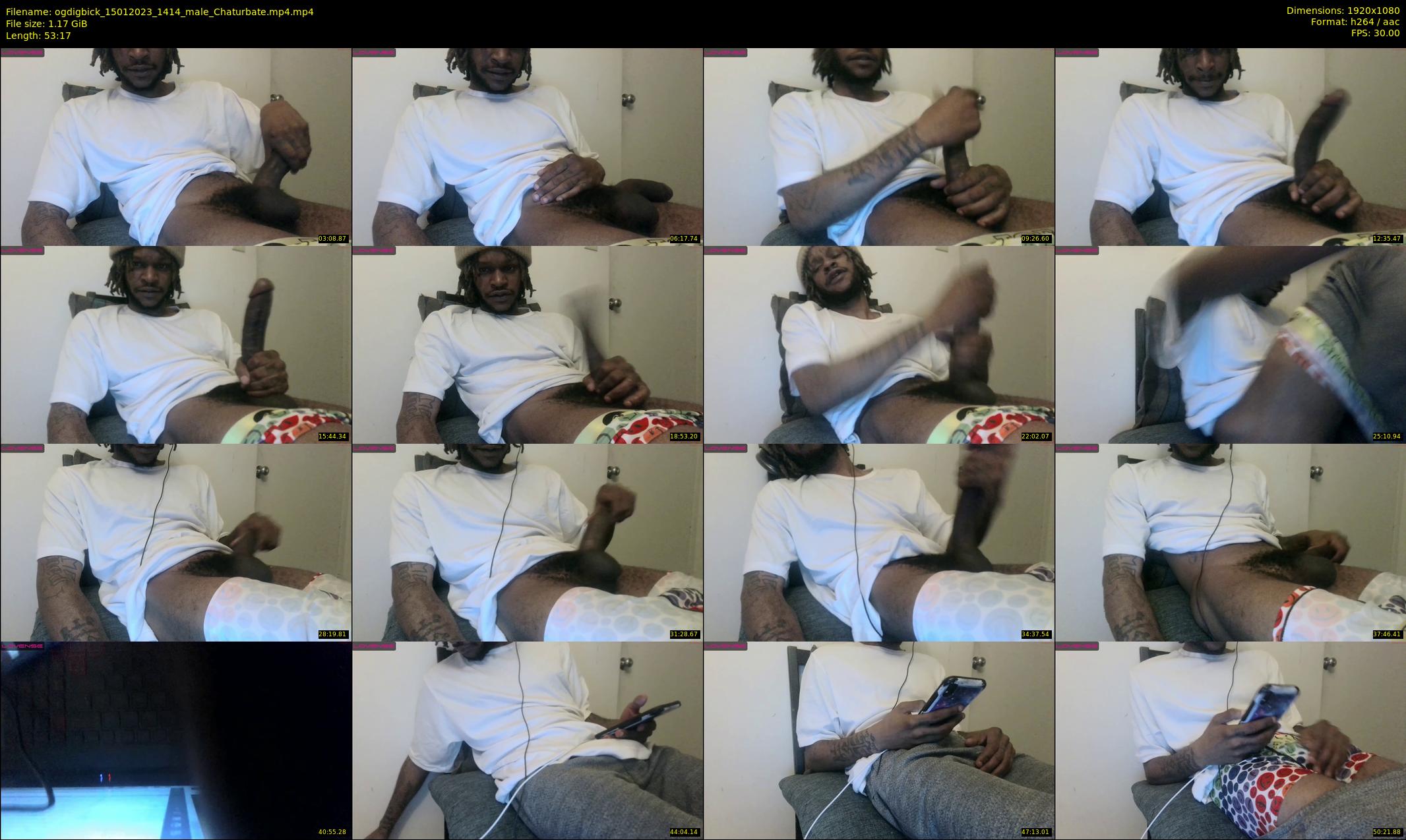 ogdigbick — 54 minute Chaturbate male cam show recording, 1080p, Jan 15, 2023