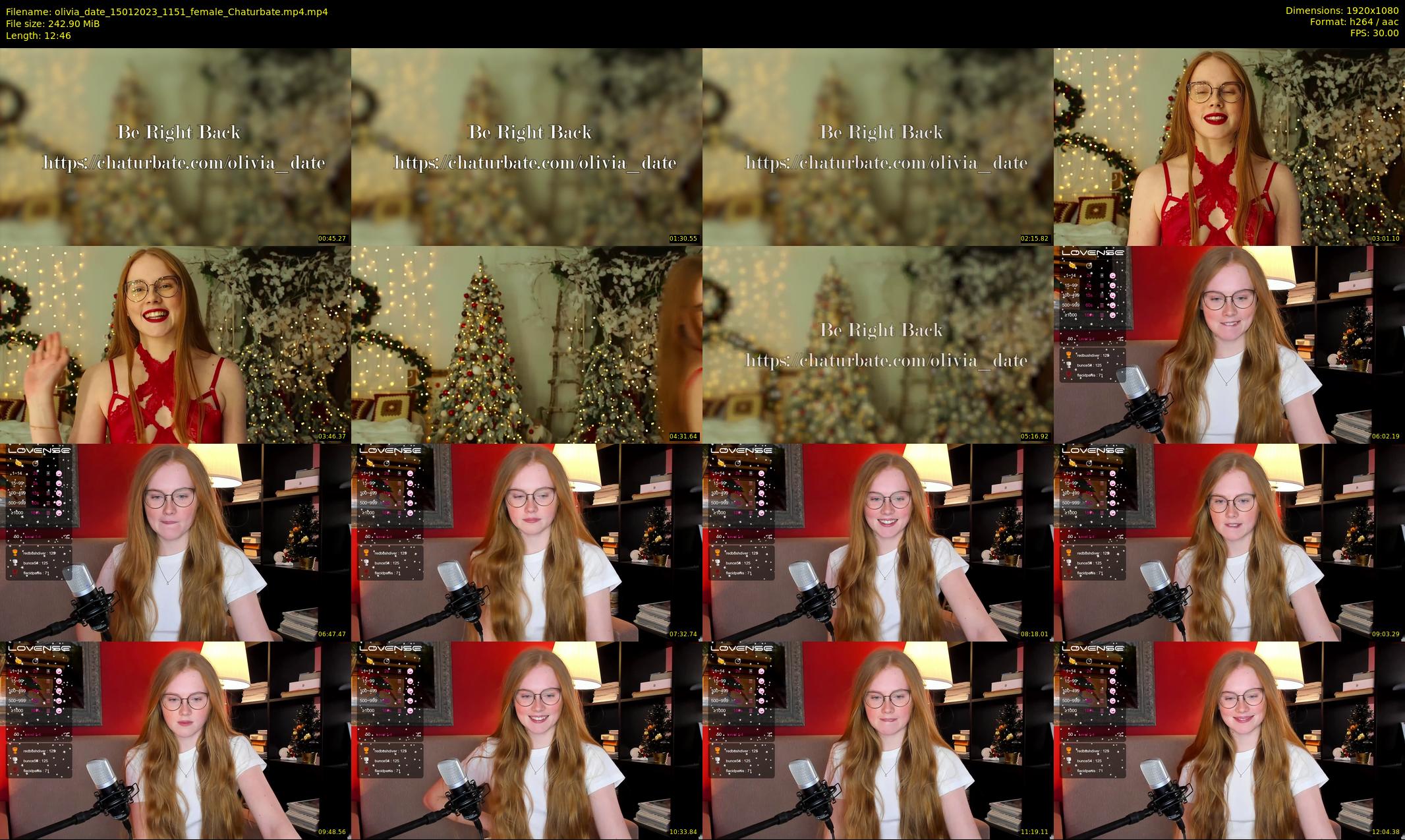 olivia_date — 13 minute Chaturbate female cam show recording, 1080p, Jan 15, 2023
