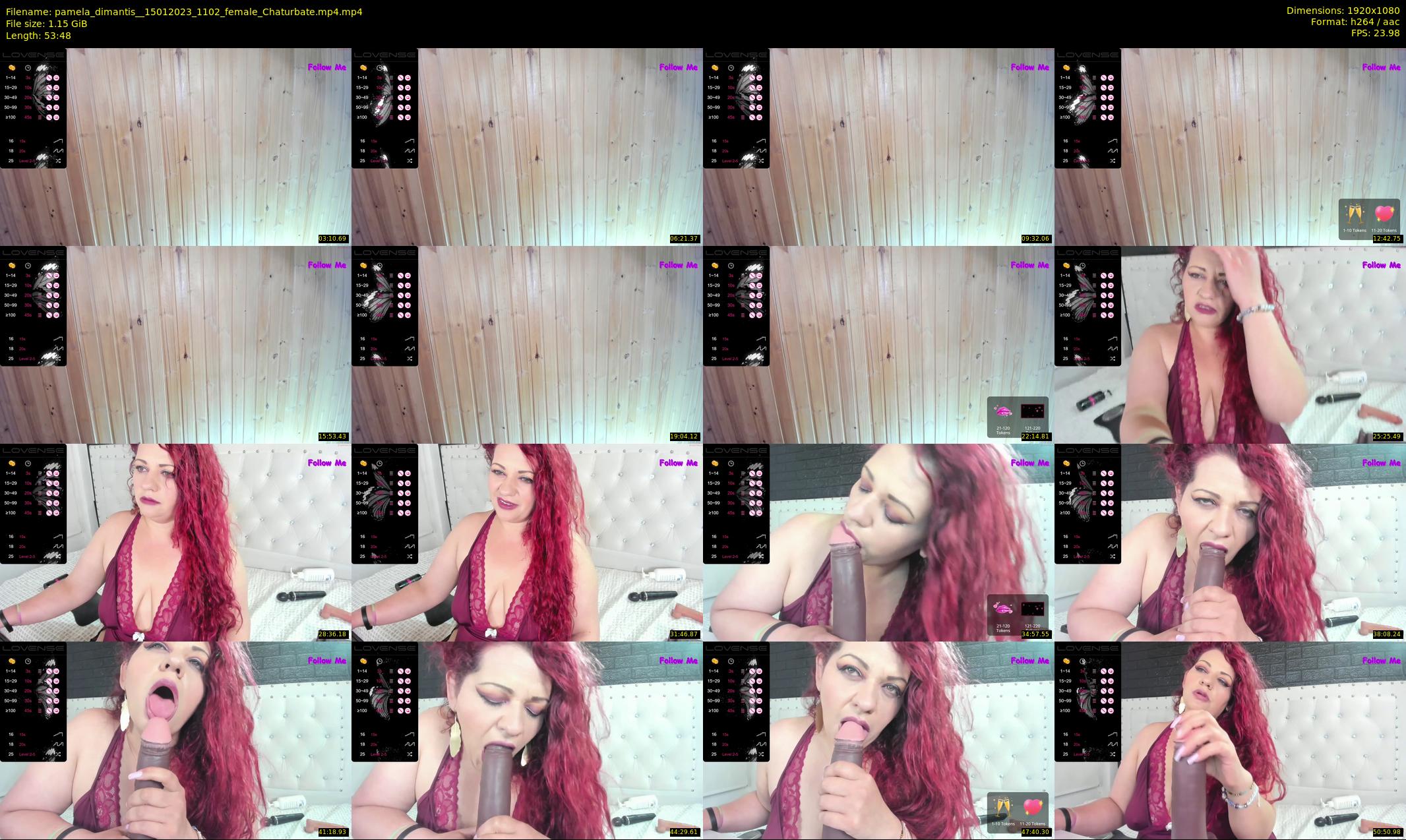 pamela_dimantis_ — 54 minute Chaturbate female cam show recording, 1080p, Jan 15, 2023