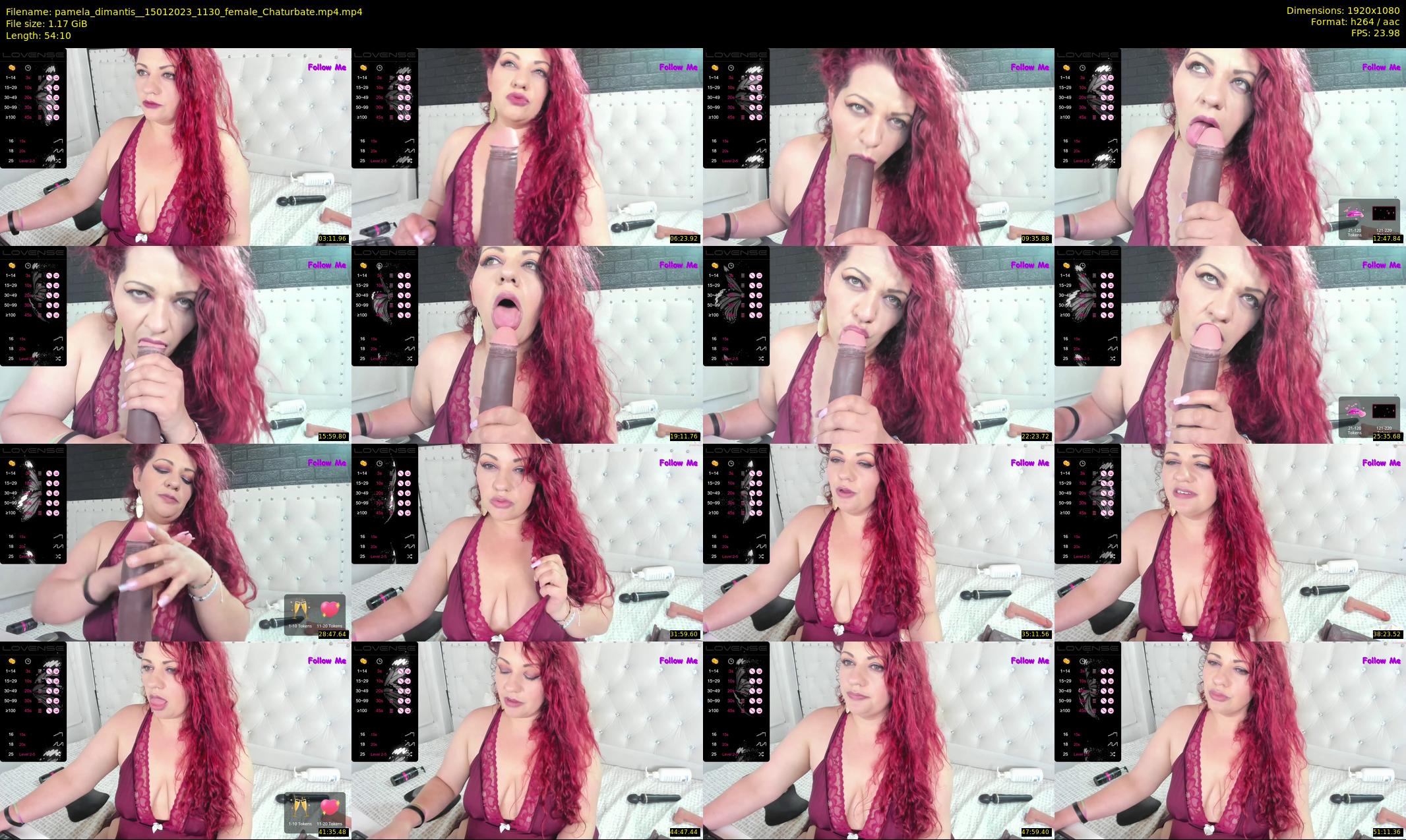 pamela_dimantis_ — 55 minute Chaturbate female cam show recording, 1080p, Jan 15, 2023