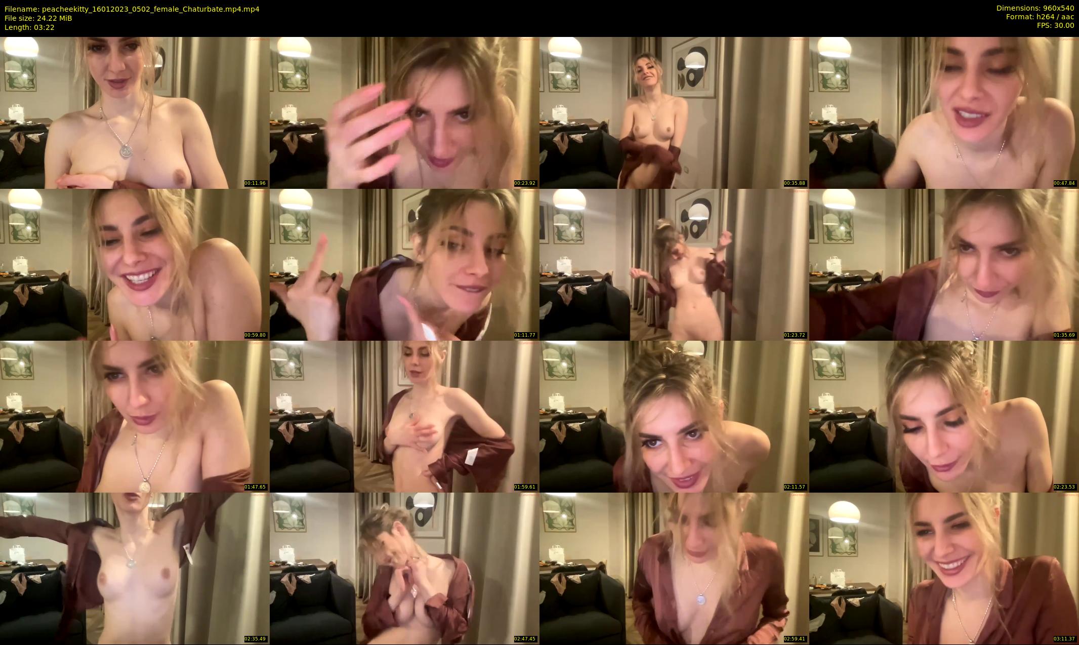peacheekitty — 4 minute Chaturbate female cam show recording, 480p, Jan 16, 2023