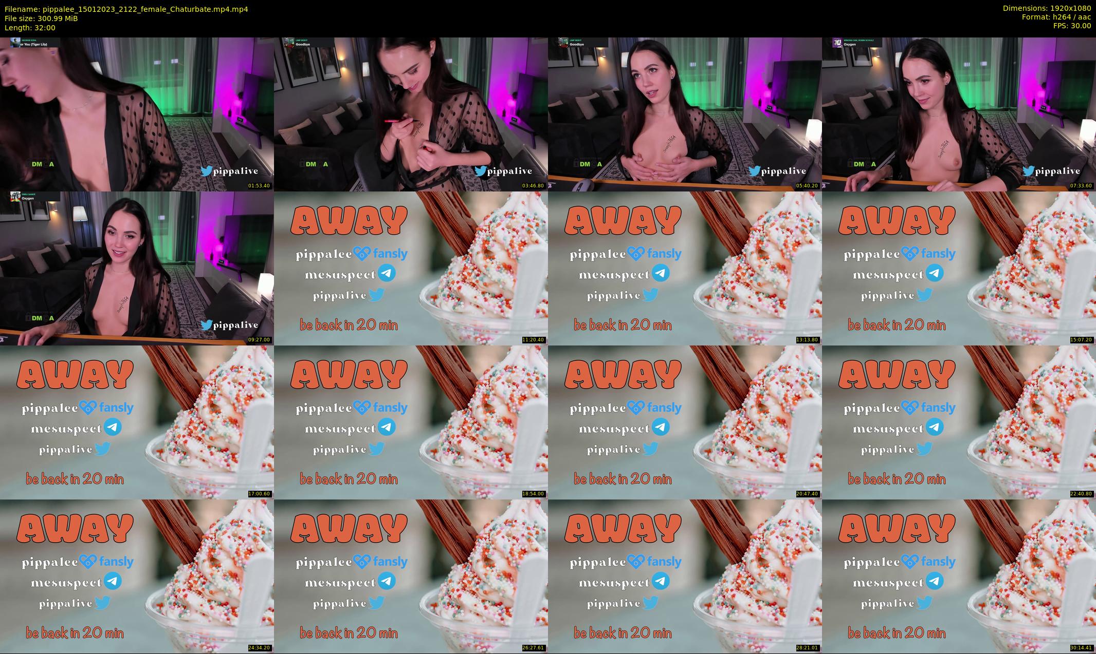 pippalee — 32 minute Chaturbate female cam show recording, 1080p, Jan 15, 2023