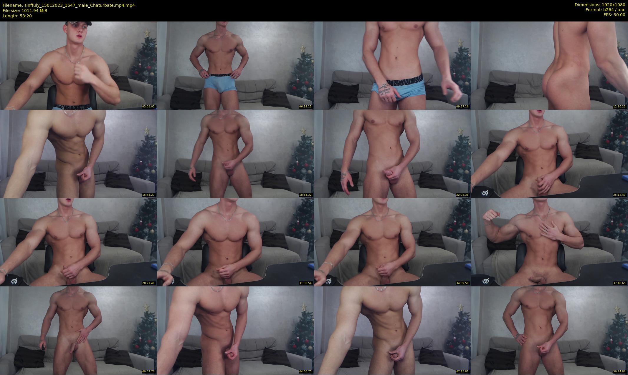 sinffuly — 54 minute Chaturbate male cam show recording, 1080p, Jan 15, 2023